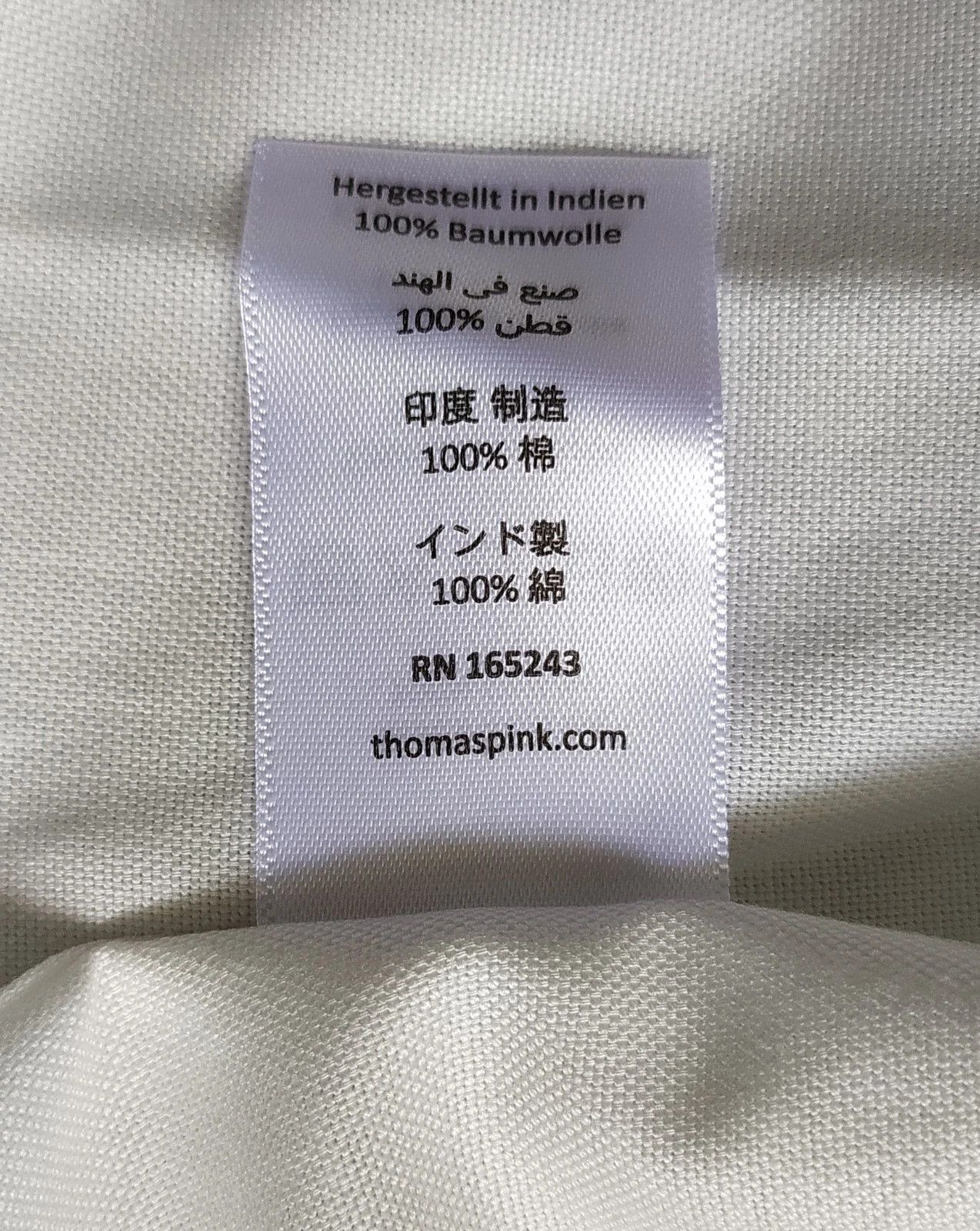 Thomas Pink Thomas Pink Slim Fit Formal Cotton Oxford Shirt T 0031 Size US L / EU 52-54 / 3 - 6 Thumbnail