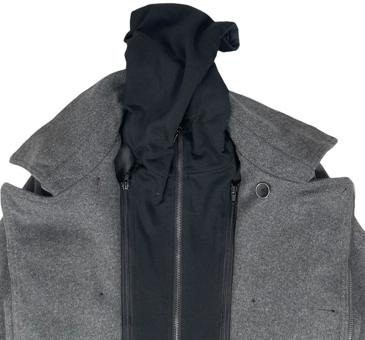 In The Attic × Japanese Brand Vintage In The Attic Wool Double Collar Jacket Size US L / EU 52-54 / 3 - 8 Thumbnail