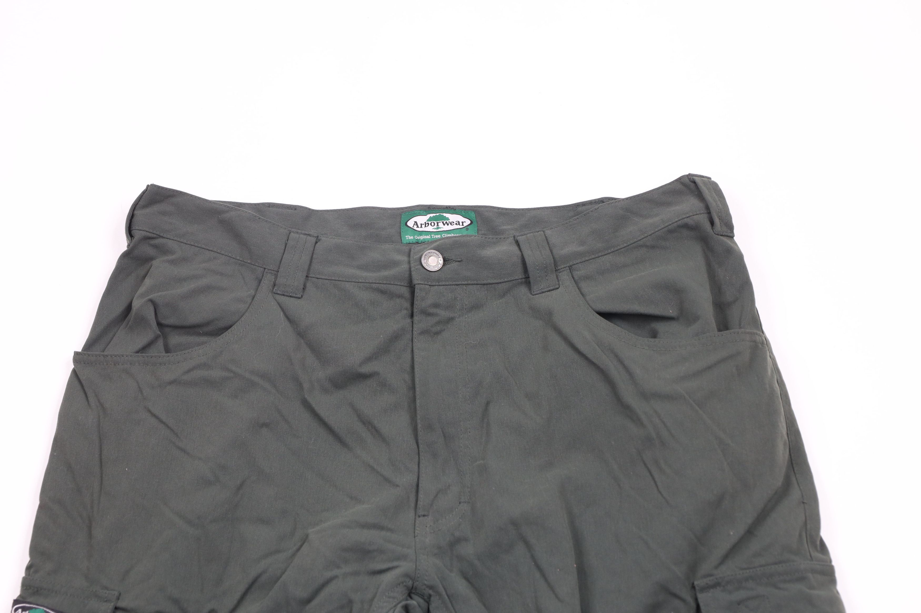 Vintage Arborwear Double Knee Tree Climbing Cargo Pants Green Size US 36 / EU 52 - 2 Thumbnail