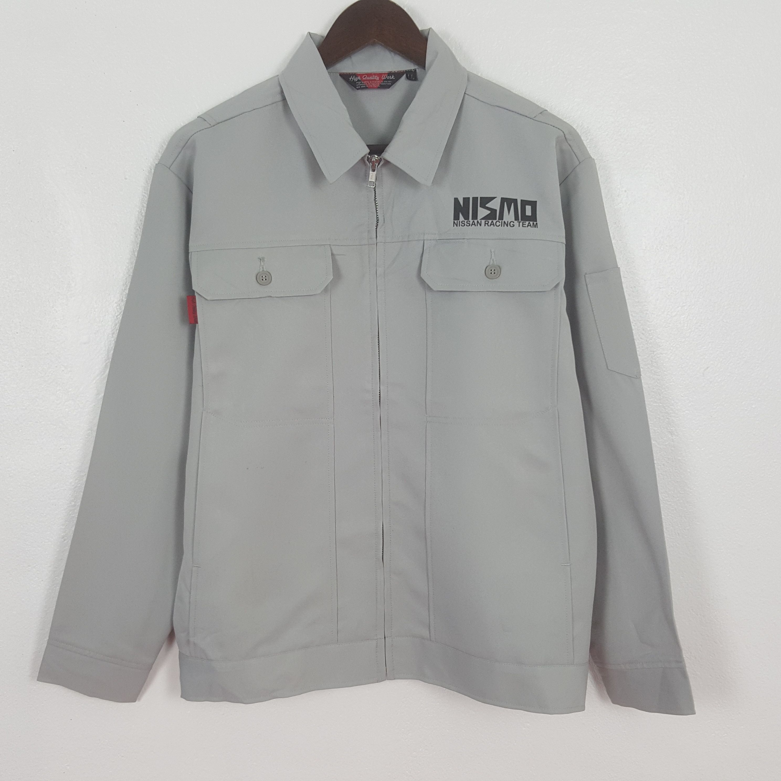 Japanese Brand Vintage Nismo Racing Team Custom Worker Uniform Jacket Size US L / EU 52-54 / 3 - 3 Thumbnail