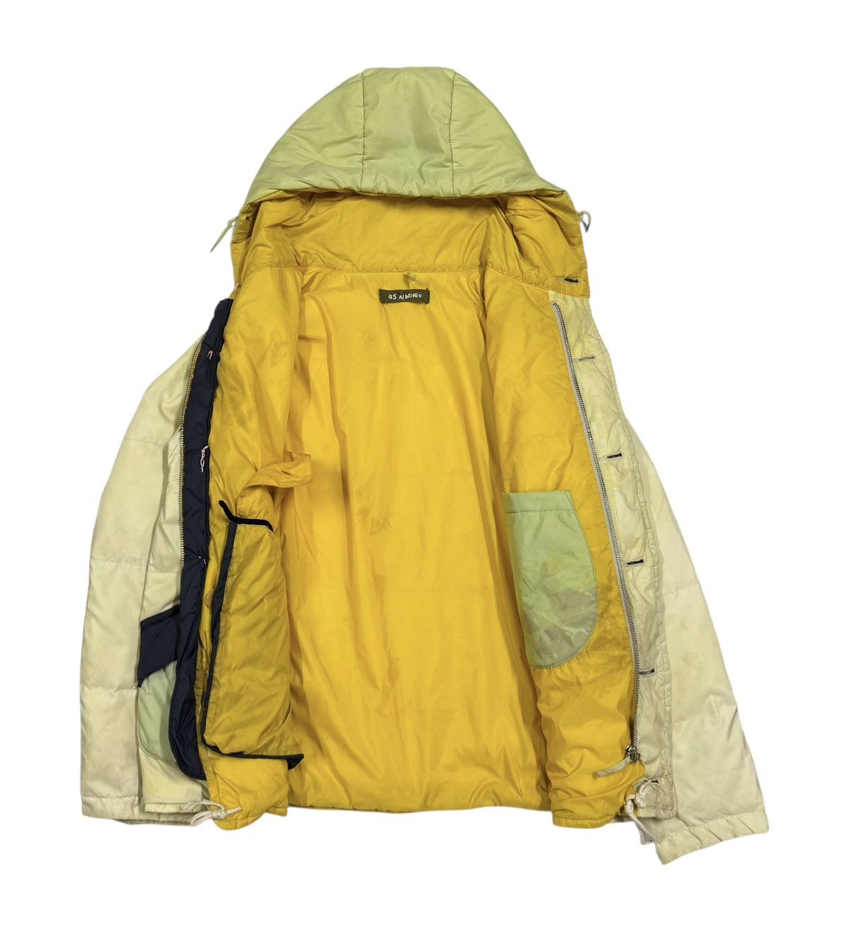 45rpm Vtg🔥45rpm Ai Indigo Puffer Down Jacket Multicolor Packable Size US L / EU 52-54 / 3 - 3 Thumbnail