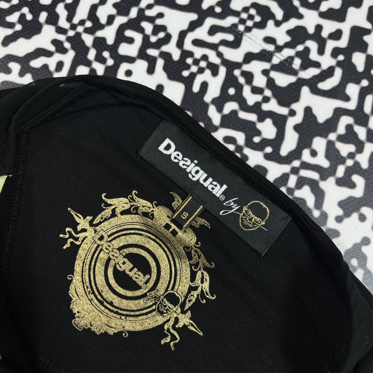 Desigual Vintage Y2K Desigual X Christian Lacroix Abstract Longsleeve Size S / US 4 / IT 40 - 15 Thumbnail