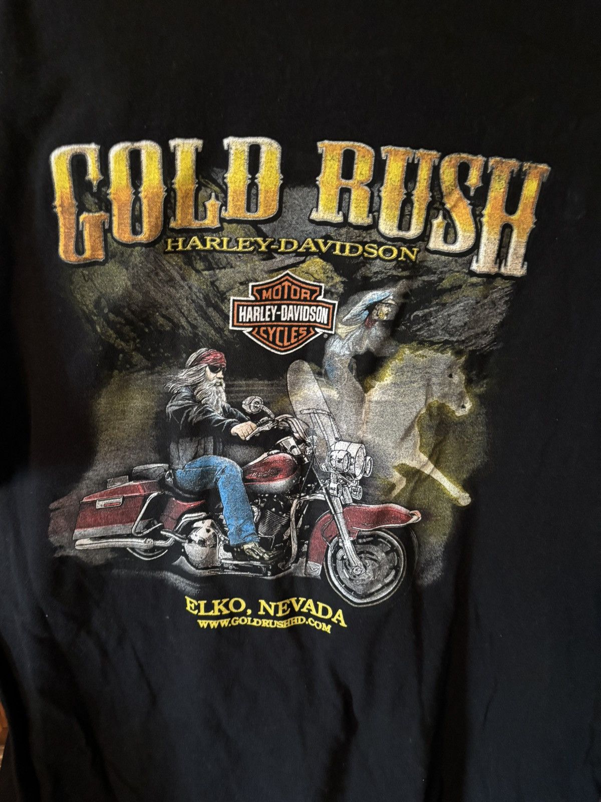 Harley Davidson × Vintage Vintage Harley Davidson TShirt Size US XL / EU 56 / 4 - 2 Thumbnail
