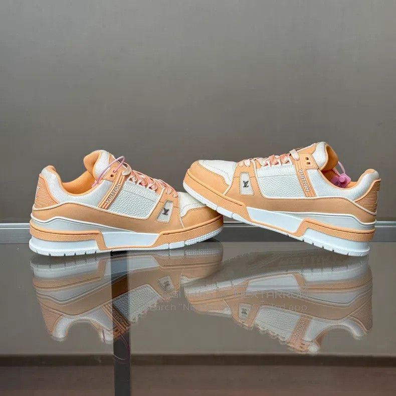Louis Vuitton Louis Vuitton Trainer New Orange shoes Size US 8 / IT 38 - 6 Thumbnail