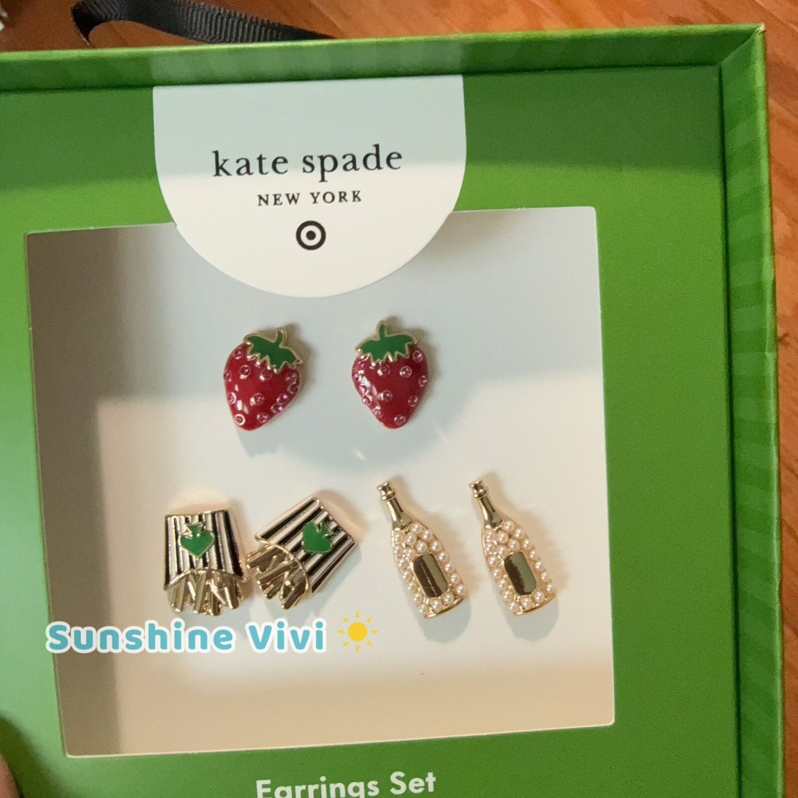 Kate Spade NEW Kate Spade x Target Stud Earrings 3 Pairs Size ONE SIZE - 5 Thumbnail