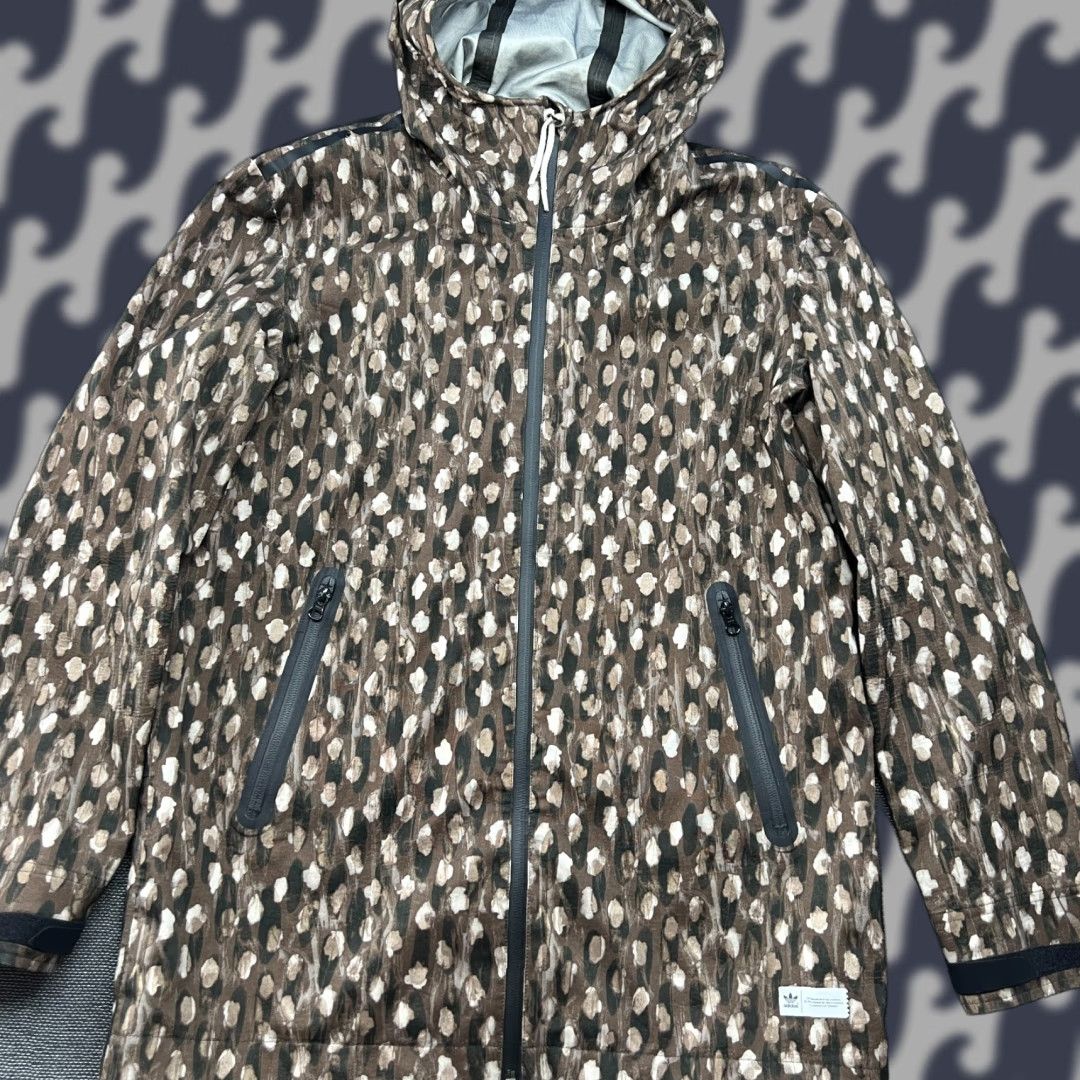 Adidas Adidas Mens Jacket Medium Rain Waterproof Taped Seams Hooded Camo 3L Outdoor Size US M / EU 48-50 / 2 - 1 Thumbnail