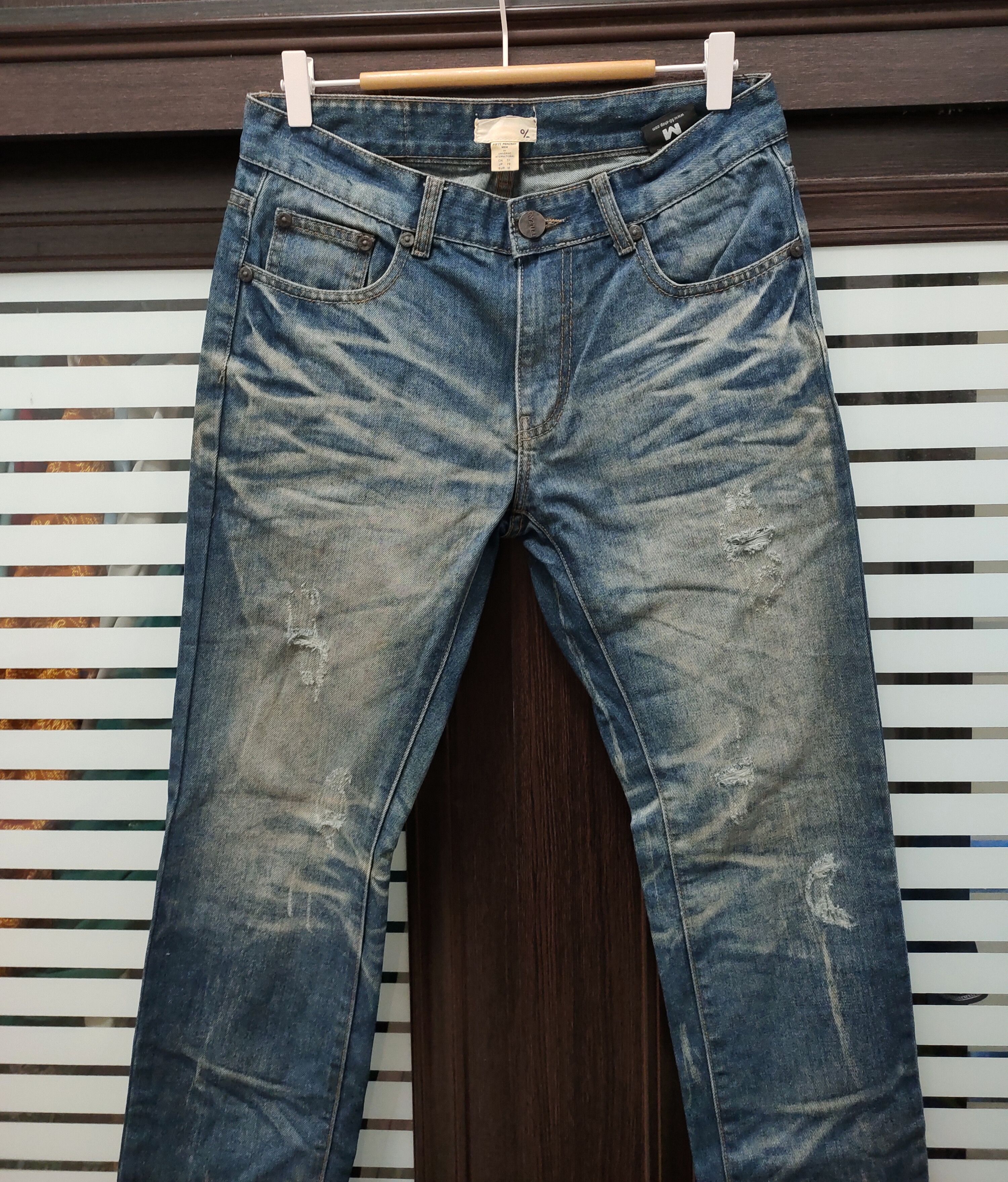 City Streets 💥 Crazy Sick Flared Fifty Percent Denim 💥 Size US 30 / EU 46 - 1 Thumbnail