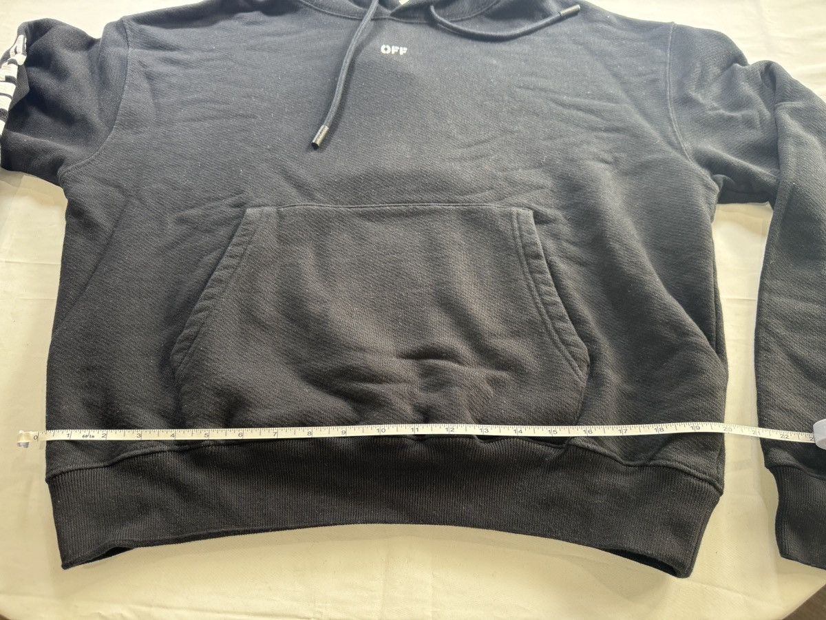Off-White Off-White Black Oversized Diagonal Skulls Hoodie Size Medium Size US M / EU 48-50 / 2 - 13 Thumbnail