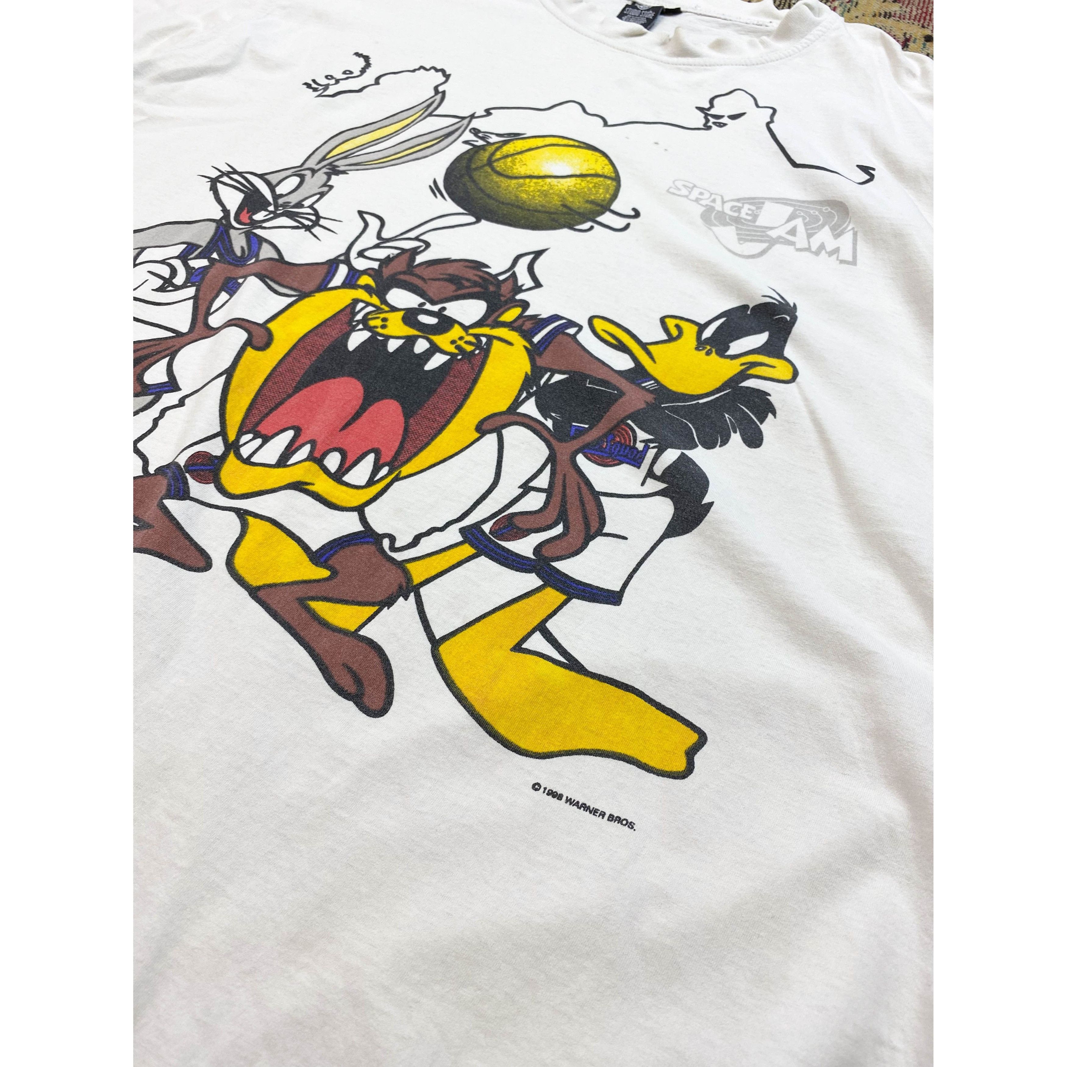 Other 1998 Warner Bros Space Jam Looney Tunes 90s Tee 4341AC Size US XL / EU 56 / 4 - 3 Thumbnail