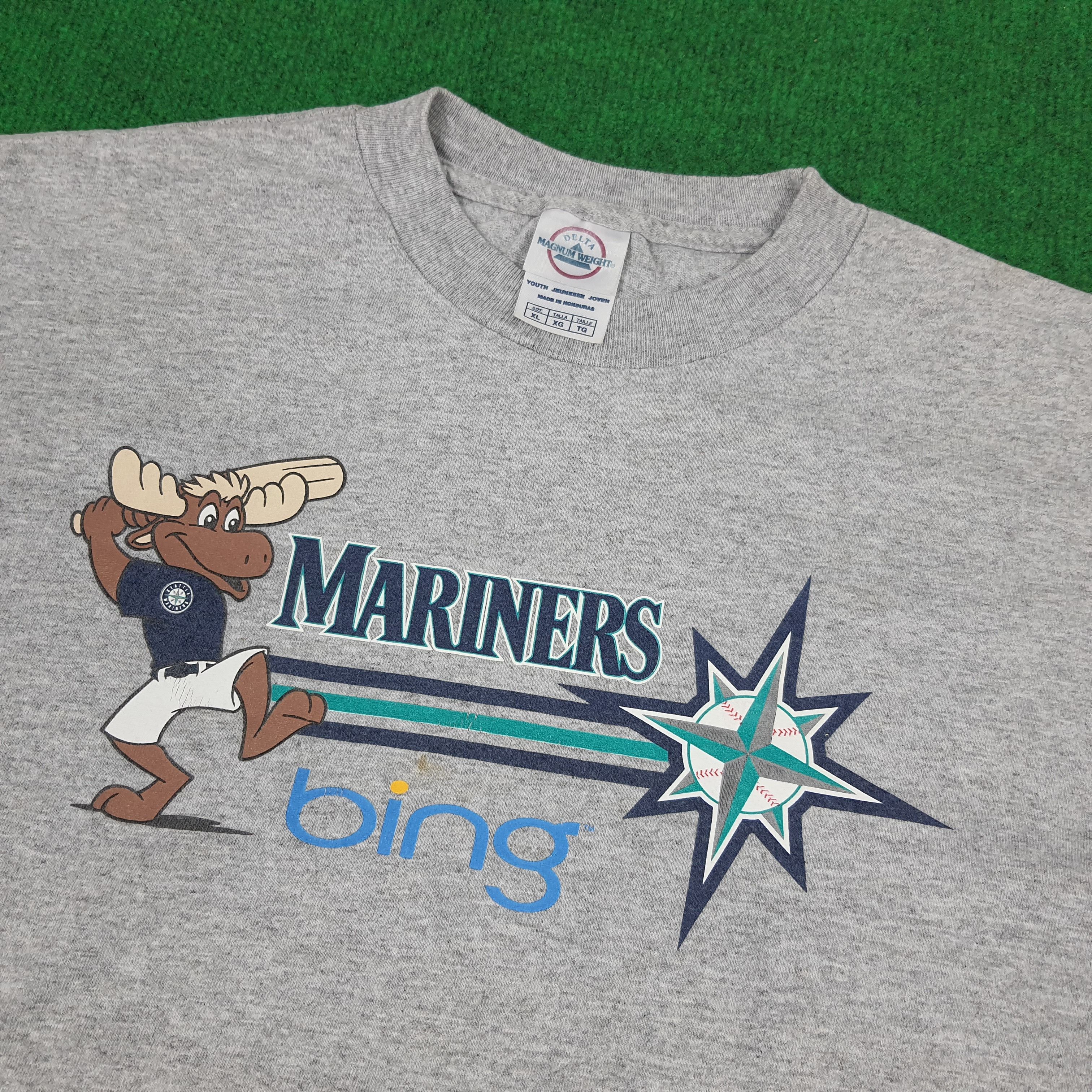 MLB × Vintage Vintage Mariners Bing Baseball MLB Sports Tshirt Size US M / EU 48-50 / 2 - 2 Thumbnail