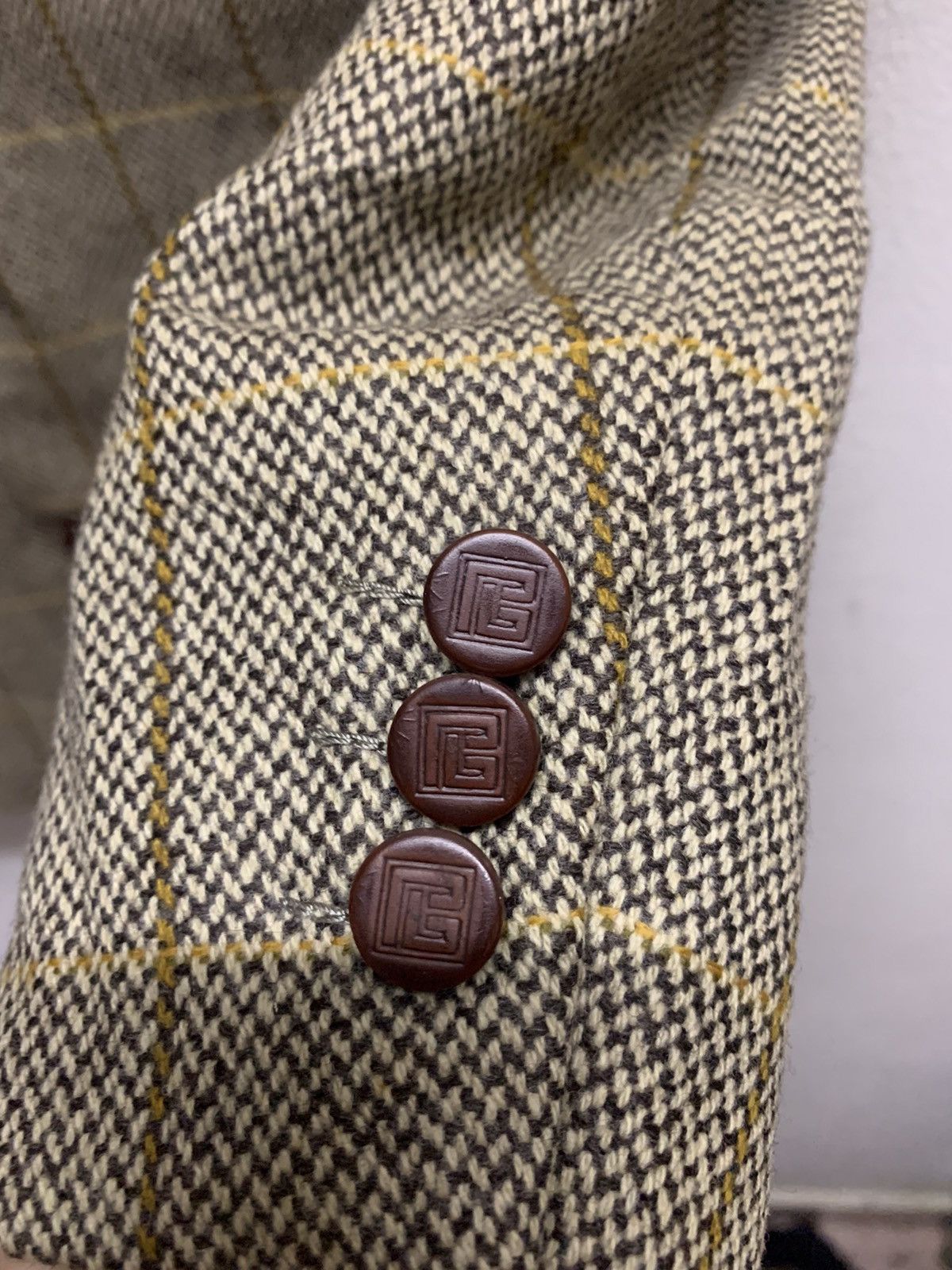 Japanese Brand × Pierre Balmain × Vintage Vintage PIERRE BALMAIN Paris Double Breast Ivy Coat Blazzer Size US L / EU 52-54 / 3 - 10 Thumbnail