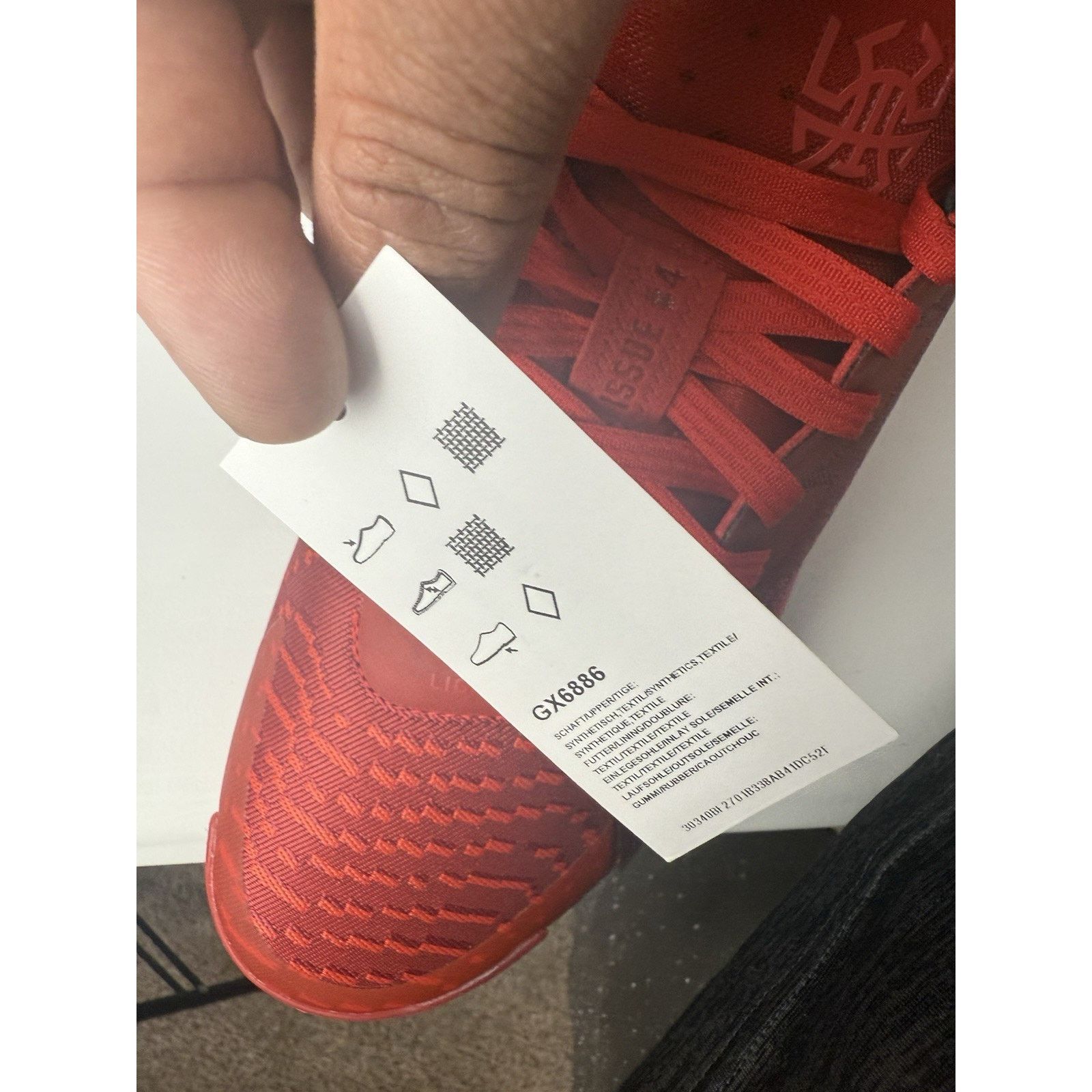 Adidas Red/Black Adidas D.O.N . Issue 4 Size US 12 / EU 45 - 12 Thumbnail