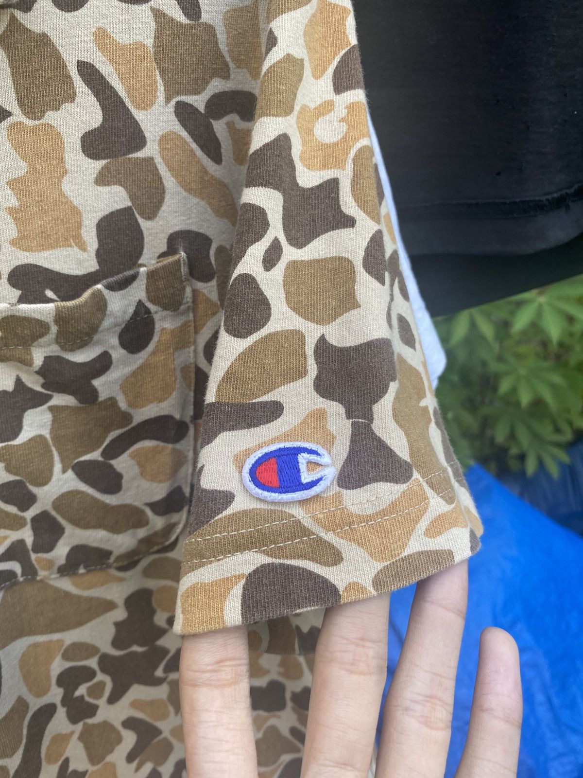 Champion Vintage Rare Champion Tiger Camo Polo Button Up Size US L / EU 52-54 / 3 - 2 Thumbnail