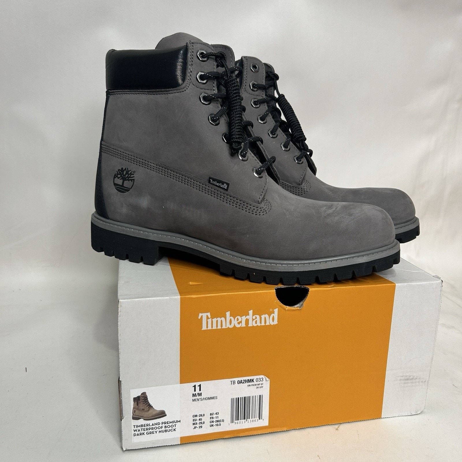 Timberland inch Premium Waterproof Boot “Dark Grey Nubuck”