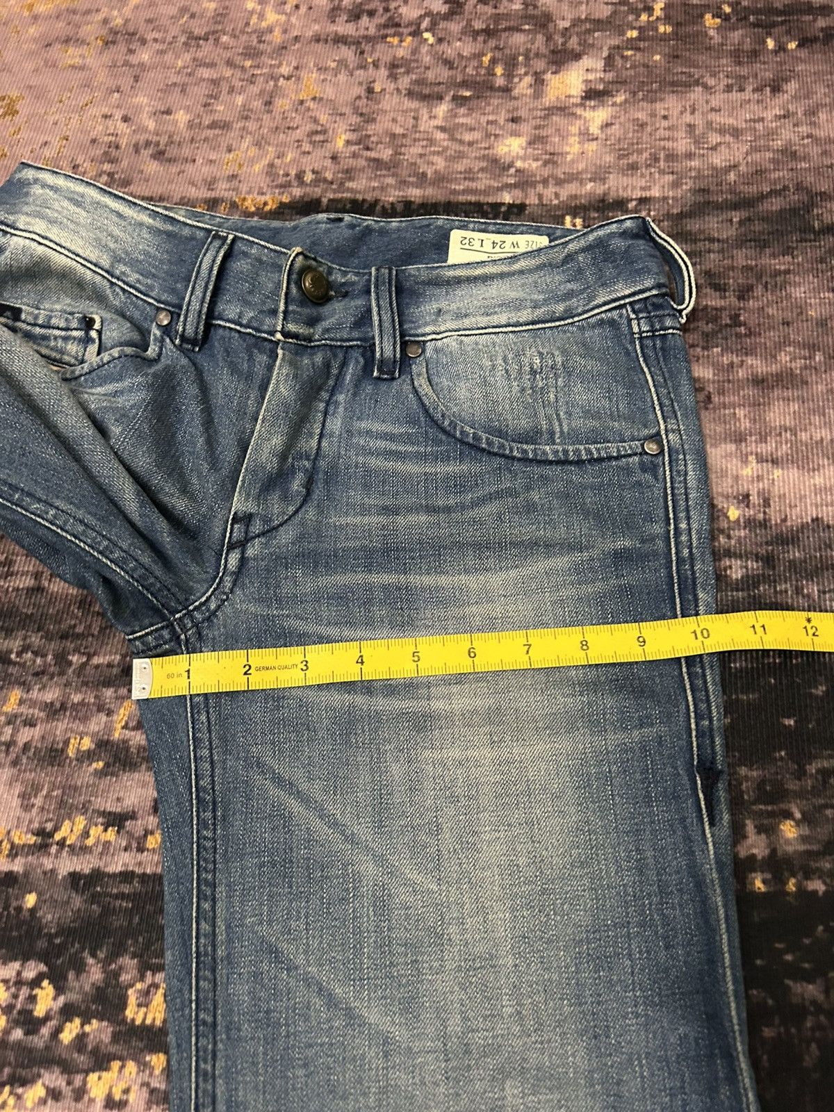 Diesel Diesel Vixy Blue Wash Flare Jeans Size US 28 / EU 44 - 21 Thumbnail
