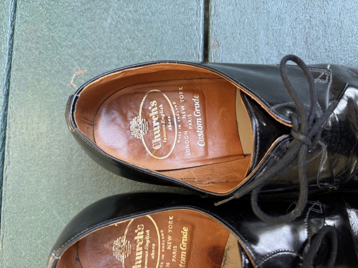 Church's Church’s Custom Grade Oxford Shoes Black Leather UK 9.5 Size US 10.5 / EU 43-44 - 7 Thumbnail
