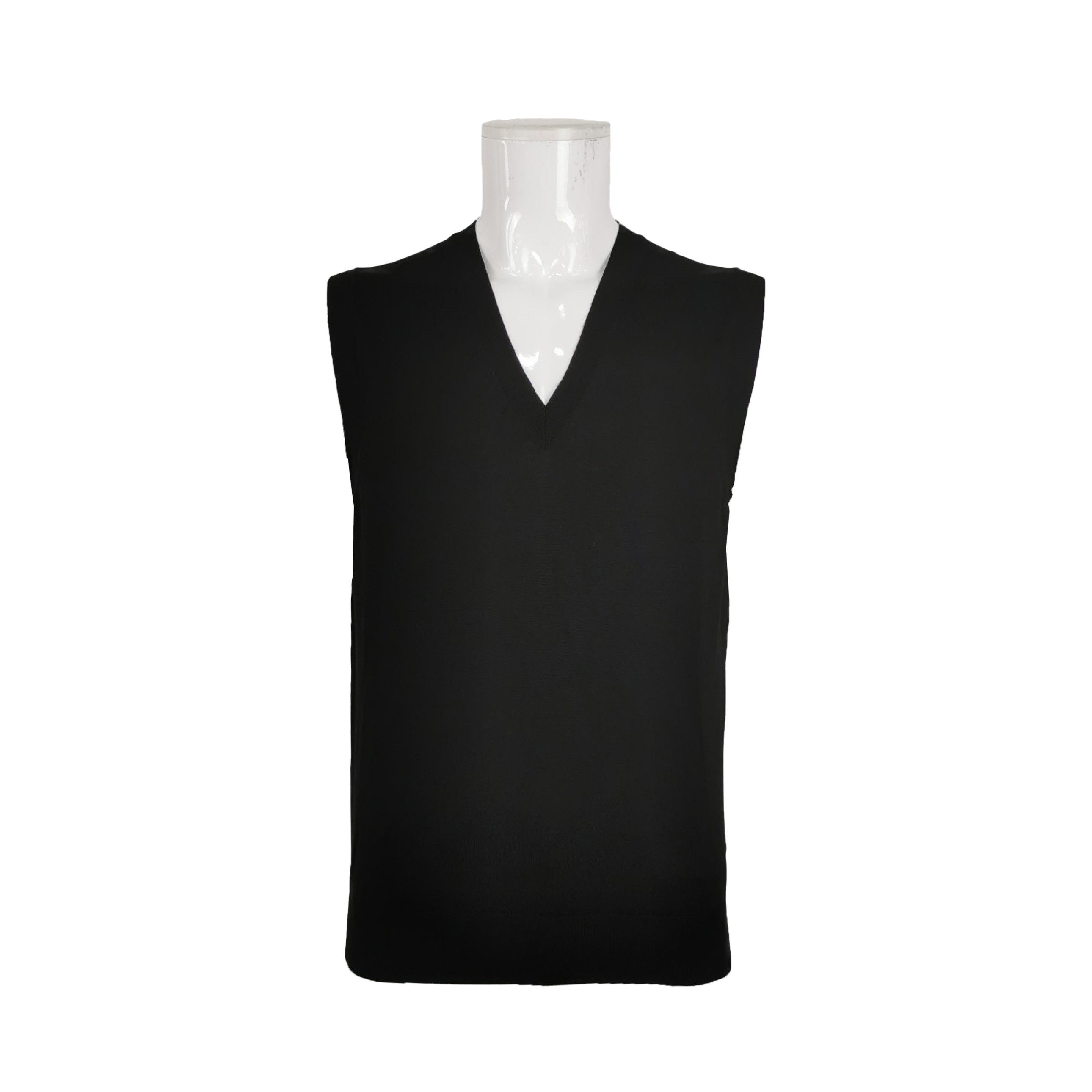 Prada Prada V-Neck Virgin Wool Vest Size 50 Size US M / EU 48-50 / 2 - 1 Thumbnail