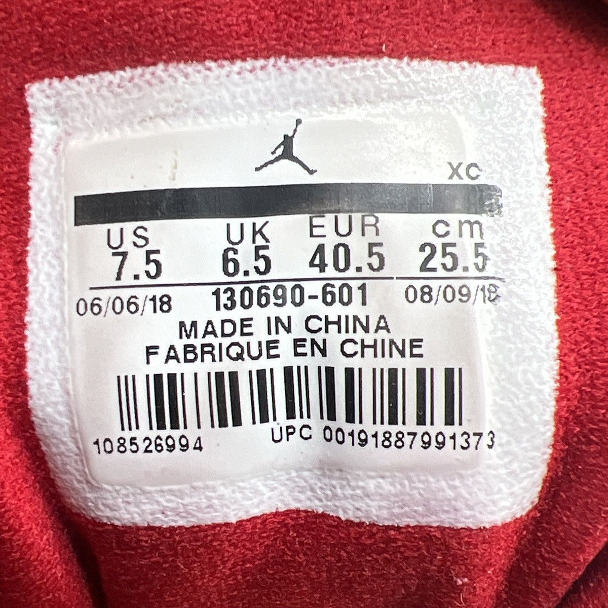 Jordan Brand Air Jordan 12 gym red Size US 7.5 / EU 40-41 - 9 Thumbnail