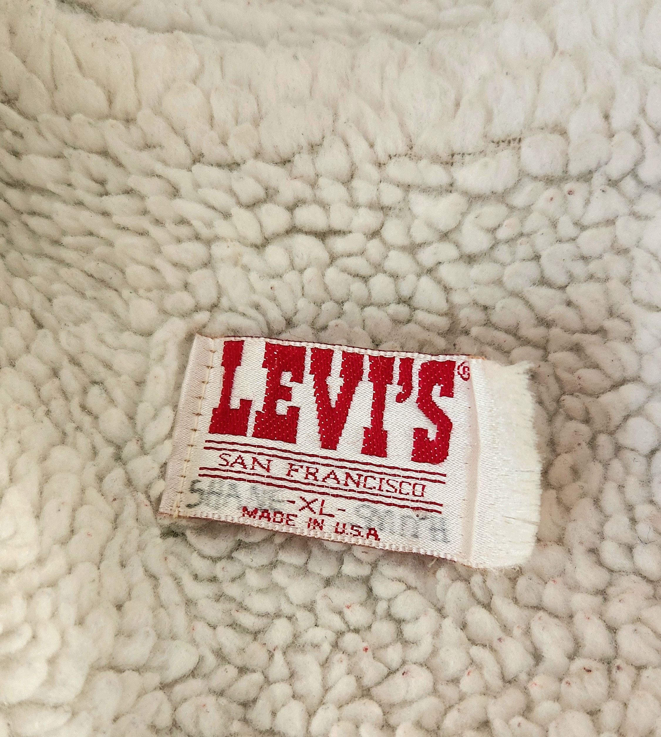 Levi's Levi's True Vintage Acid Wash Denim Trucker Jacket XL Sherpa Size US XL / EU 56 / 4 - 6 Thumbnail