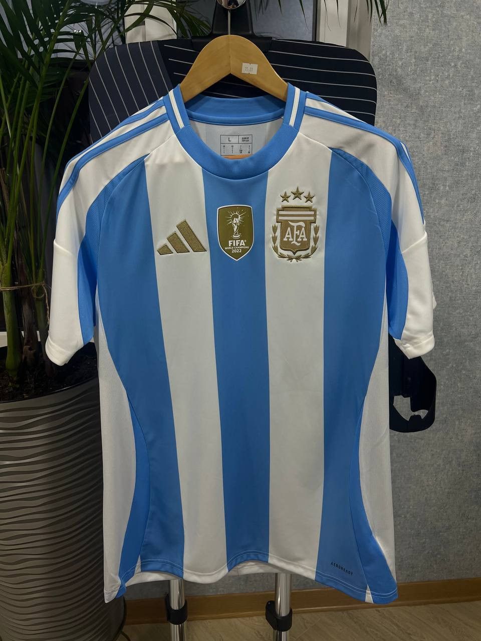 Adidas Argentina 🇦🇷 Adidas Jersey Size US L / EU 52-54 / 3 - 1 Thumbnail