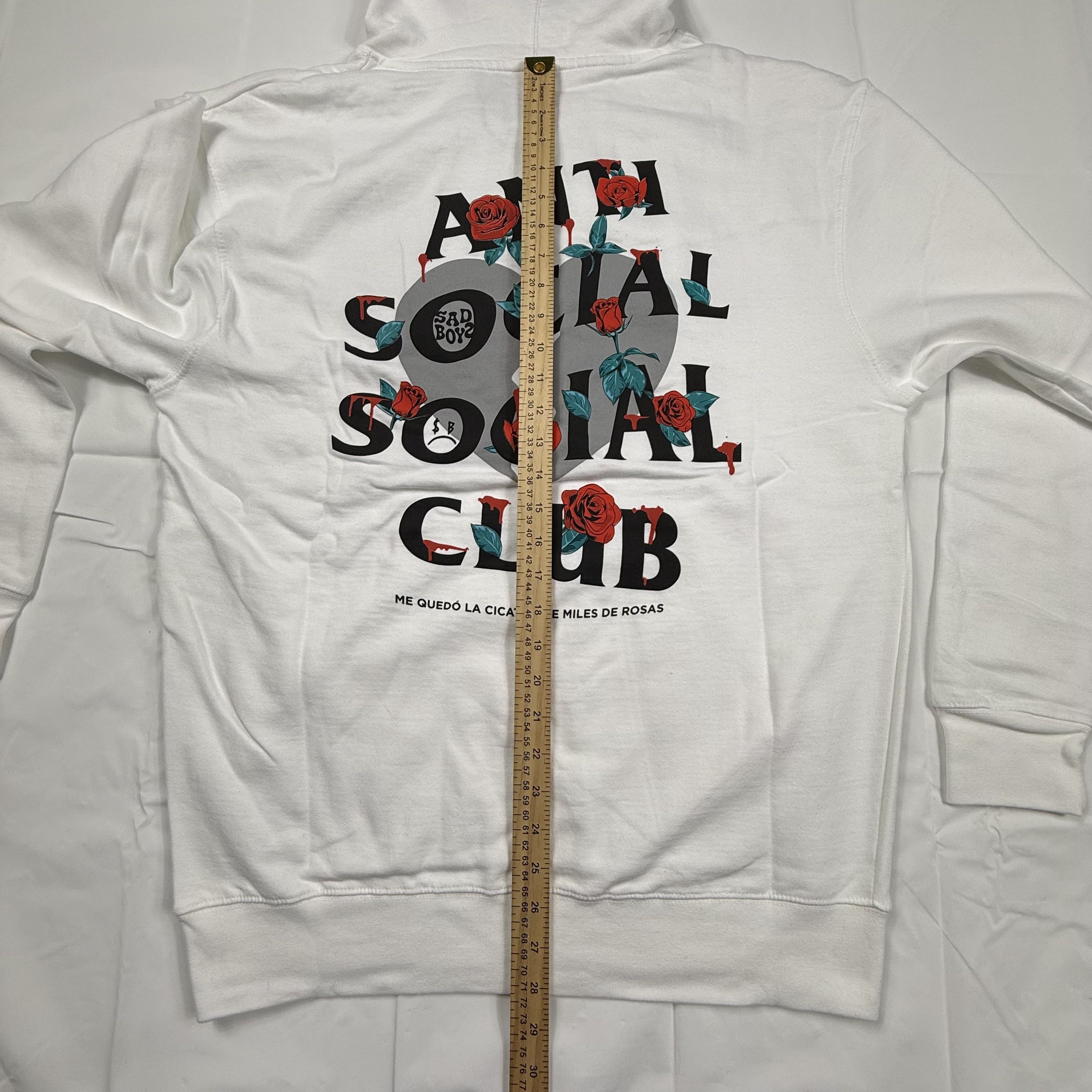 Anti Social Social Club Anti Social Social Club Me Quedo La Cicatriz Rose Hoodie Size US L / EU 52-54 / 3 - 9 Thumbnail