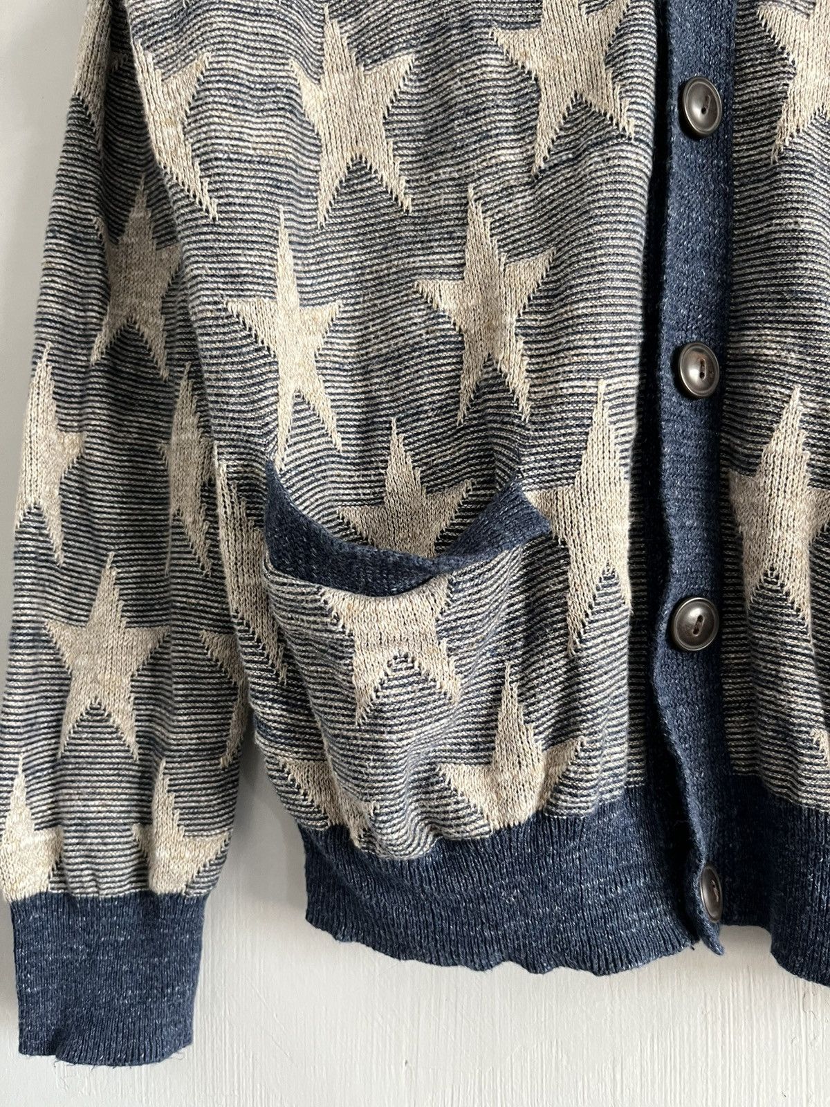 Denim & Supply Ralph Lauren Denim & Supply Ralph Lauren Star Knit Cardigan Size US S / EU 44-46 / 1 - 4 Thumbnail