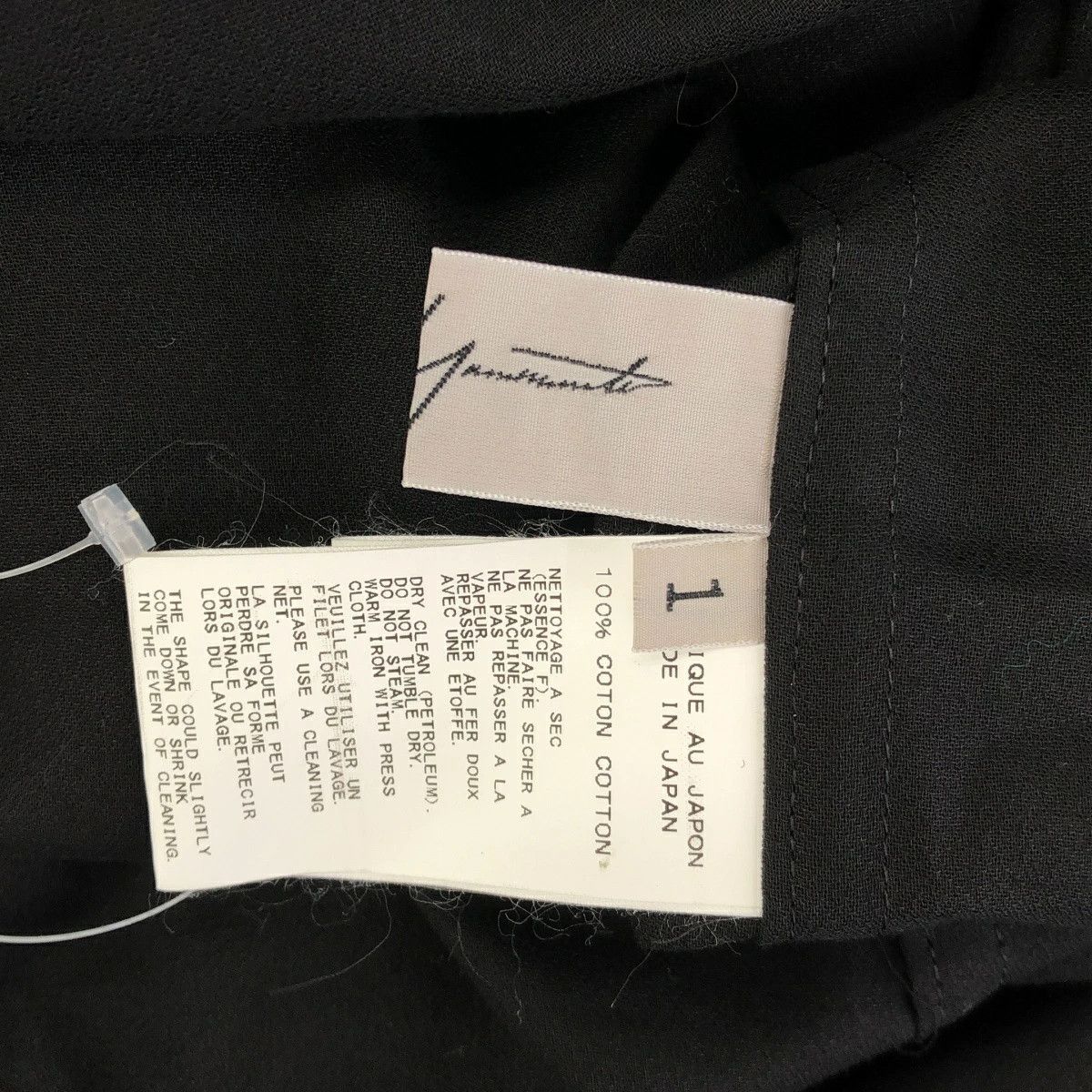 Yohji Yamamoto Yohji Yamamoto Femme 16SS Cotton Hooded Cloak Coat Size US S / EU 44-46 / 1 - 3 Thumbnail