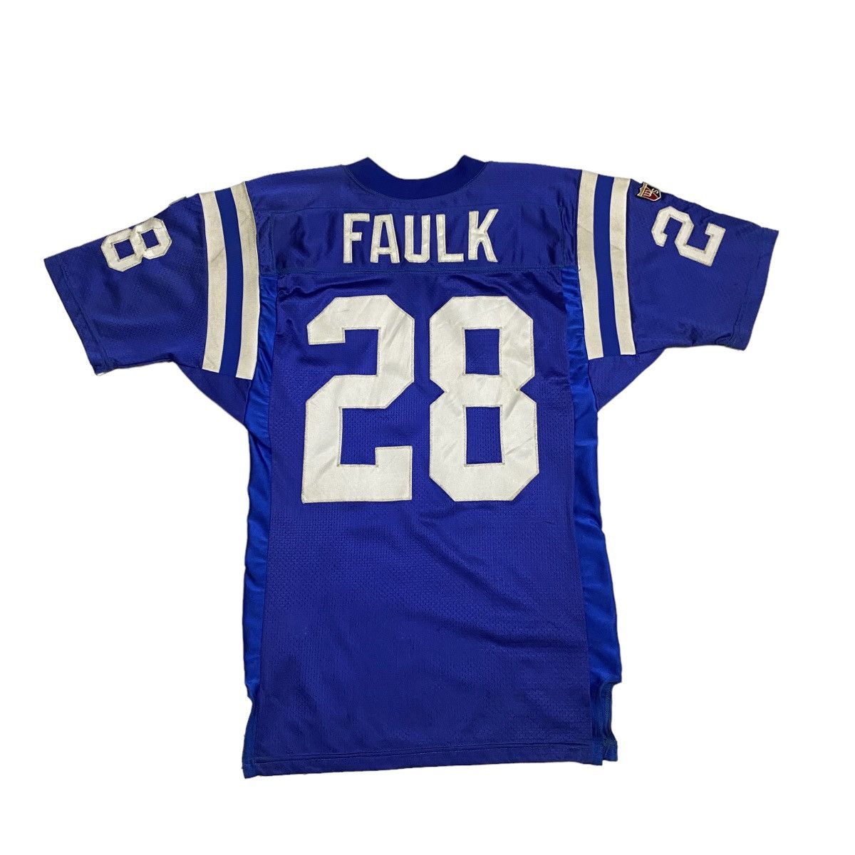 image of Marshall Faulk 90's Wilson Proline Indianapolis Colts Jersey in Blue, Men's (Size Small)