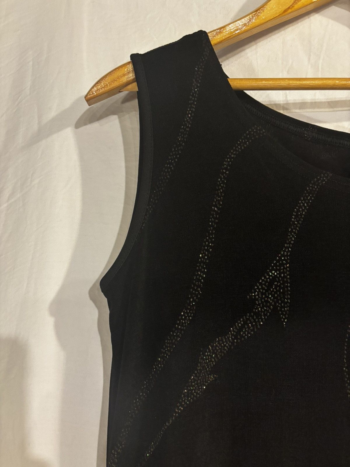 Other Black sleeveless Dress.wd297 Size L / US 10 / IT 46 - 3 Thumbnail
