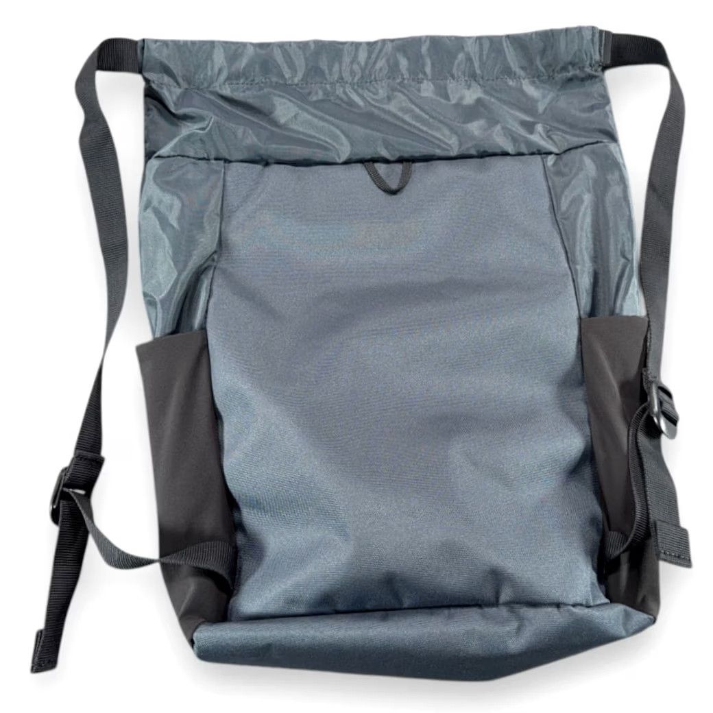 Vintage 511 Tactical Backpack Gray Yellow Polyester Drawstring Cinch Logo Promo Swag Size ONE SIZE - 3 Thumbnail