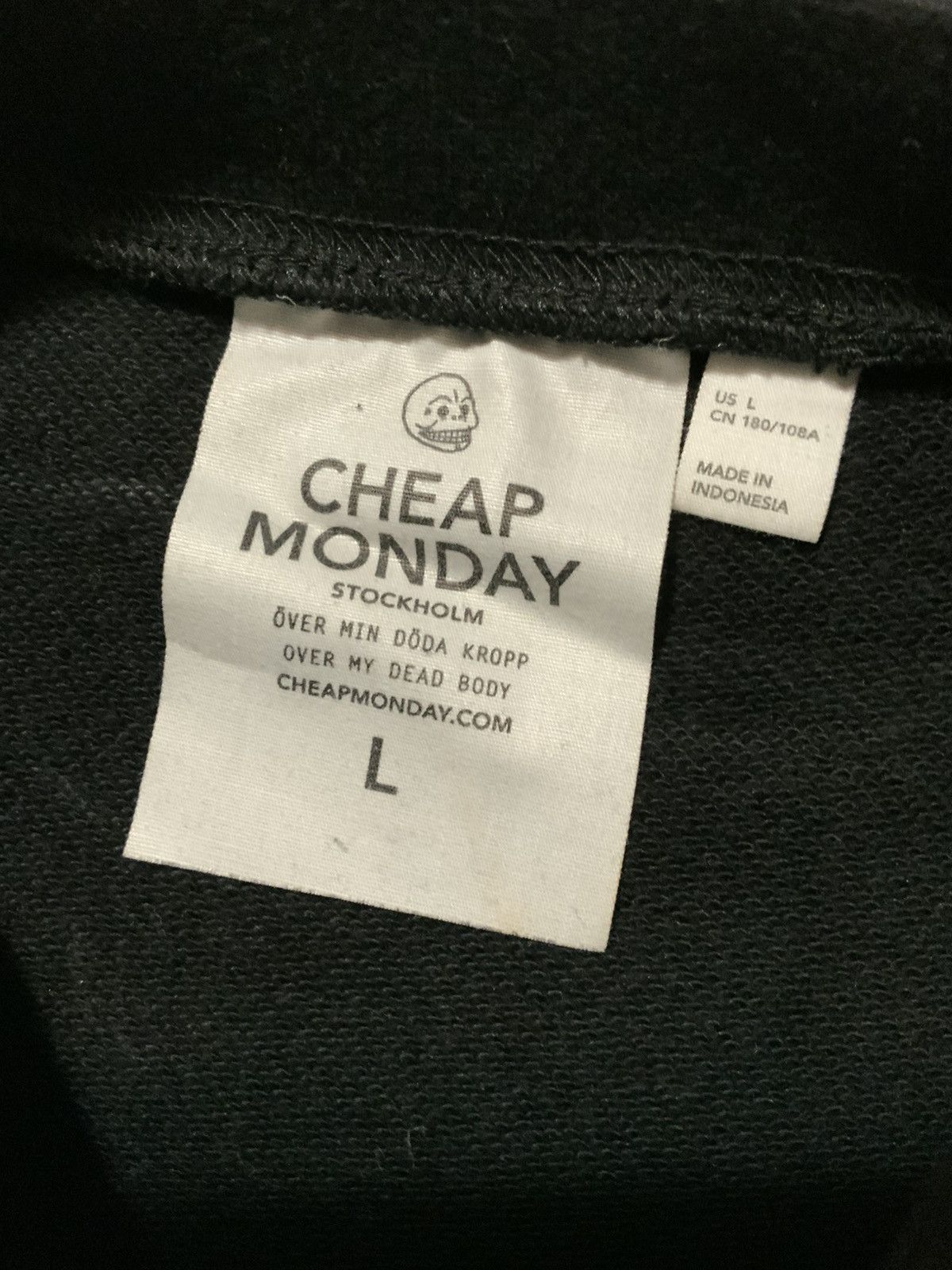 Cheap Monday Cheap Monday Stockholm Be Realistic Crewneck Sweatshirt Size US L / EU 52-54 / 3 - 5 Thumbnail