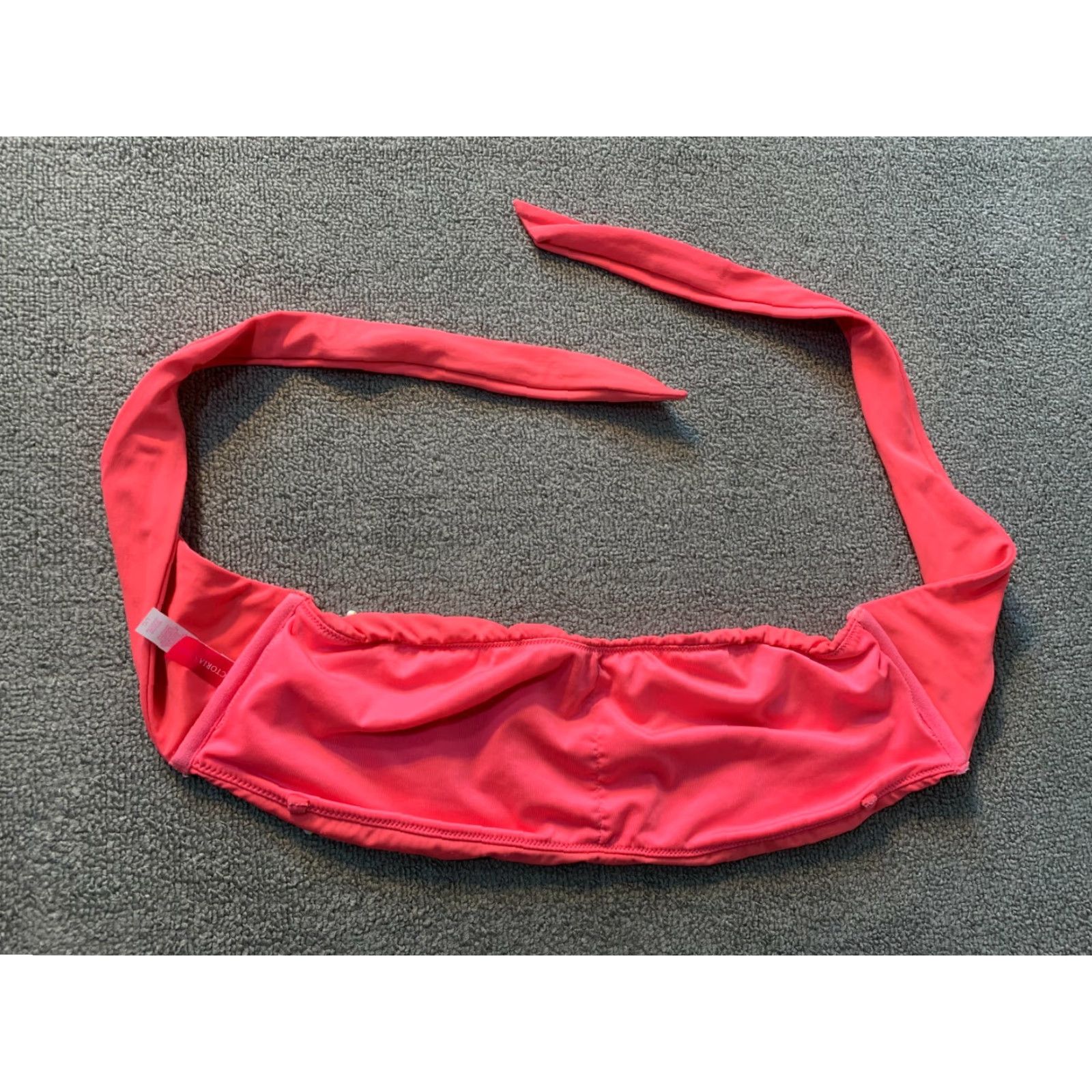 Victoria's Secret Victoria's Secret Bikini Top Large L Womens Beaded Sequins Tie Back Size L / US 10 / IT 46 - 4 Thumbnail
