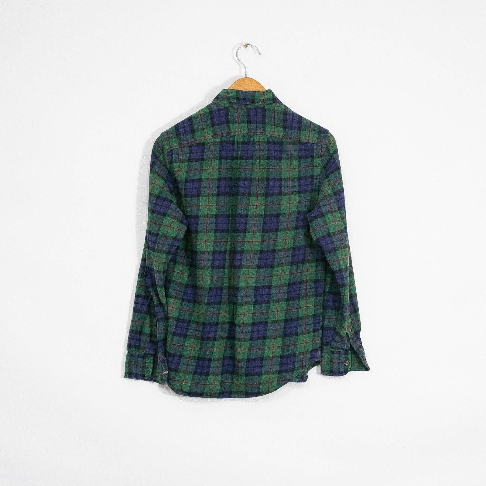 J.Crew J.Crew Plaid Cashmere Blend Button Up Shirt Small Distressed Size US S / EU 44-46 / 1 - 5 Thumbnail