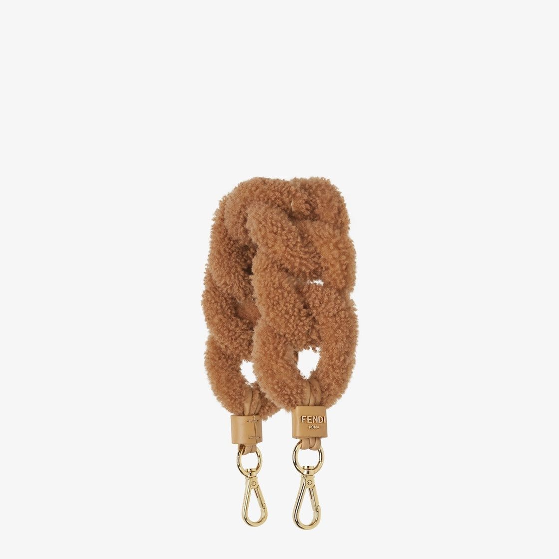 Fendi o1s1wg110925 Size:OS/Mini Strap You in Brown Size ONE SIZE - 1 Thumbnail