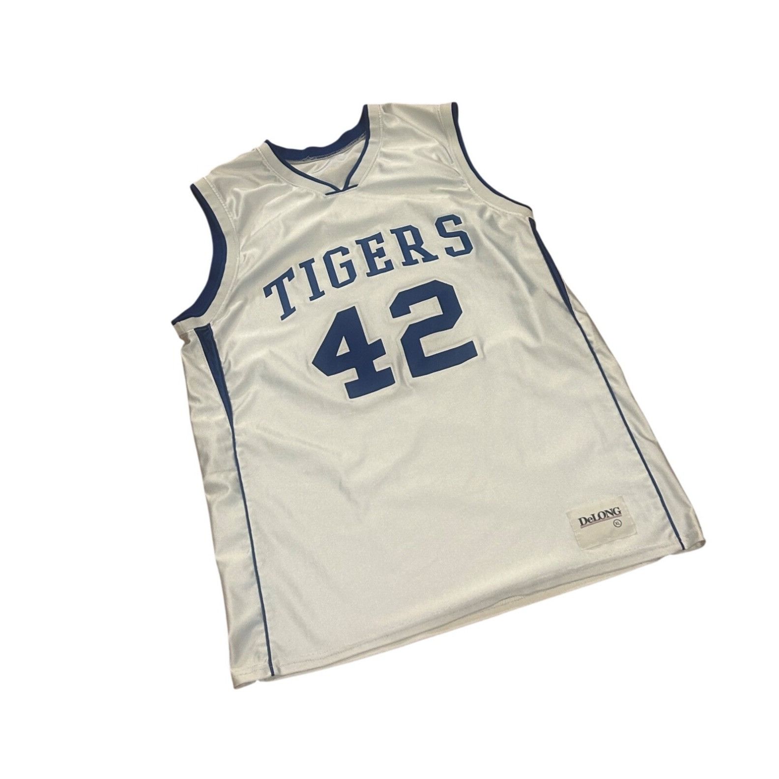 Delong Vintage DeLong Memphis Tigers #42 NCAA Basketball Jersey Men Size US XL / EU 56 / 4 - 3 Thumbnail