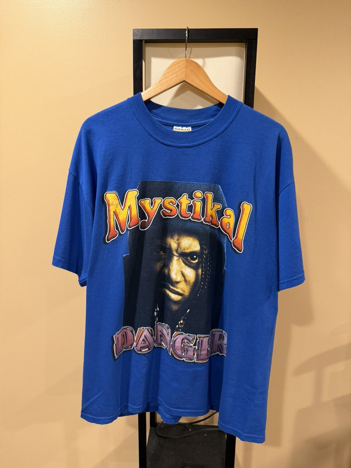 Vintage Vintage Mistikal Danger “Shake Ya Ass” Blue Rap Tee Size US XL / EU 56 / 4 - 1 Thumbnail