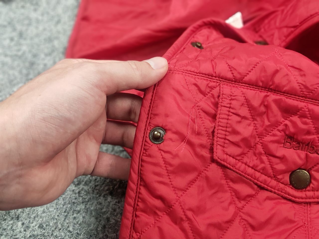 Barbour Barbour Raylor quilted Classic Red Light Women's Jacket Size S / US 4 / IT 40 - 20 Thumbnail