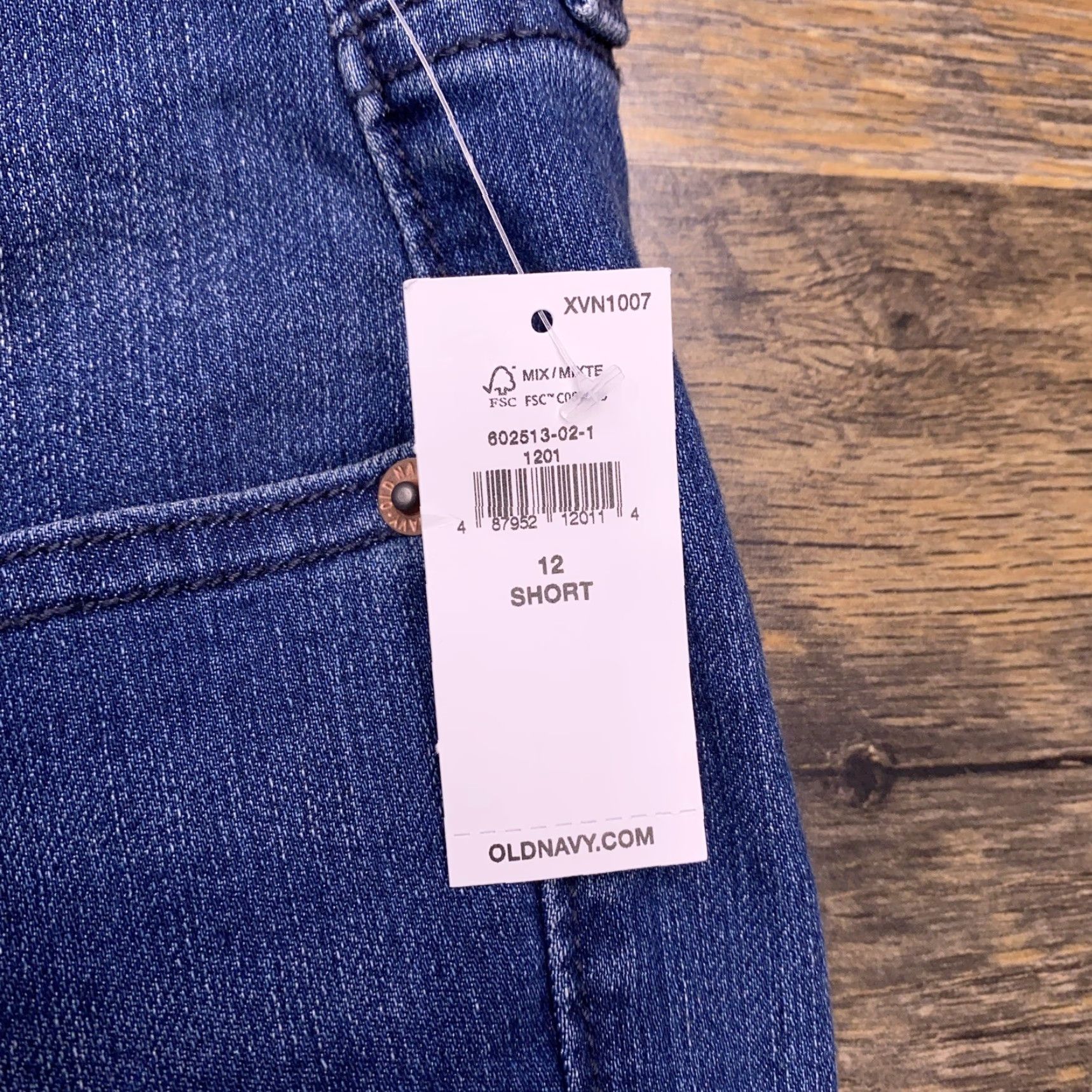 Old Navy Old Navy Jeans Skinny 12 Short Mid Rise Blue Denim 5-Pocket Stretch Regular Size 34" / US 12 / IT 48 - 4 Thumbnail