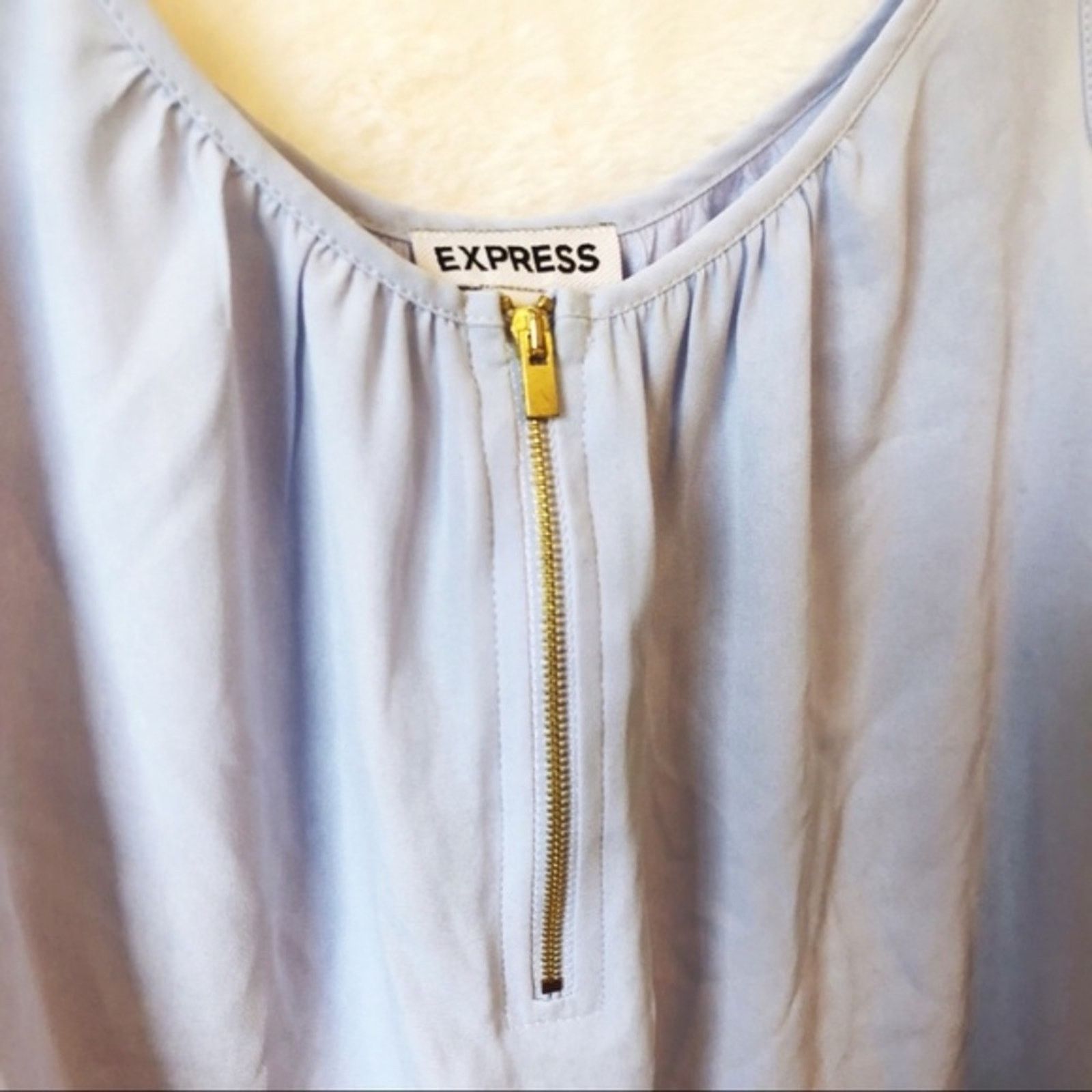 Express Express Lavender Front Zip Tank Size S / US 4 / IT 40 - 3 Thumbnail