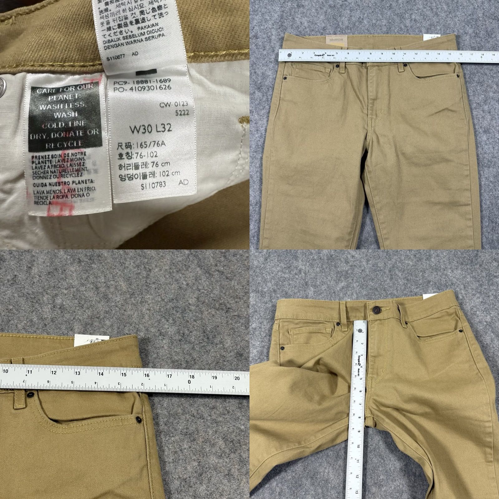 Levi's Levi's 711 Skinny Jeans Women Brown Size 30x32 32x31 NWT Mid Rise 31 Inseam 5-Pocket Denim Stretch Slim NWT Size 30" / US 8 / IT 44 - 8 Thumbnail