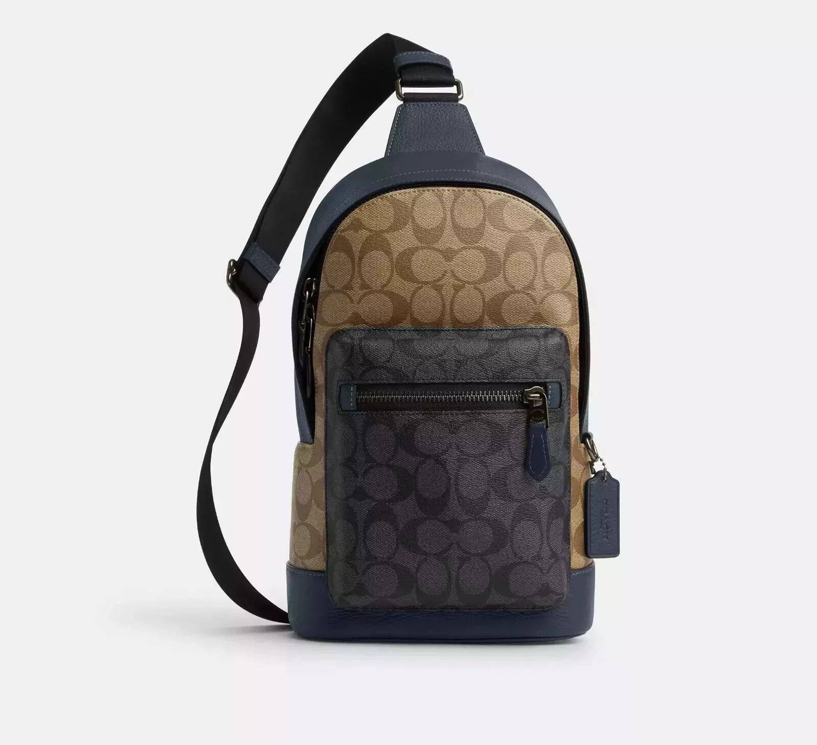 Coach Coach CT813 West Pack In Colorblock With Signature Canvas Size ONE SIZE - 1 Thumbnail