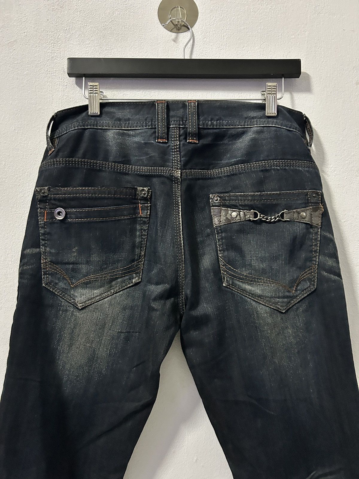If Six Was Nine Hideways nicole club flared whiskered fade jeans japan punk Size US 32 / EU 48 - 8 Thumbnail