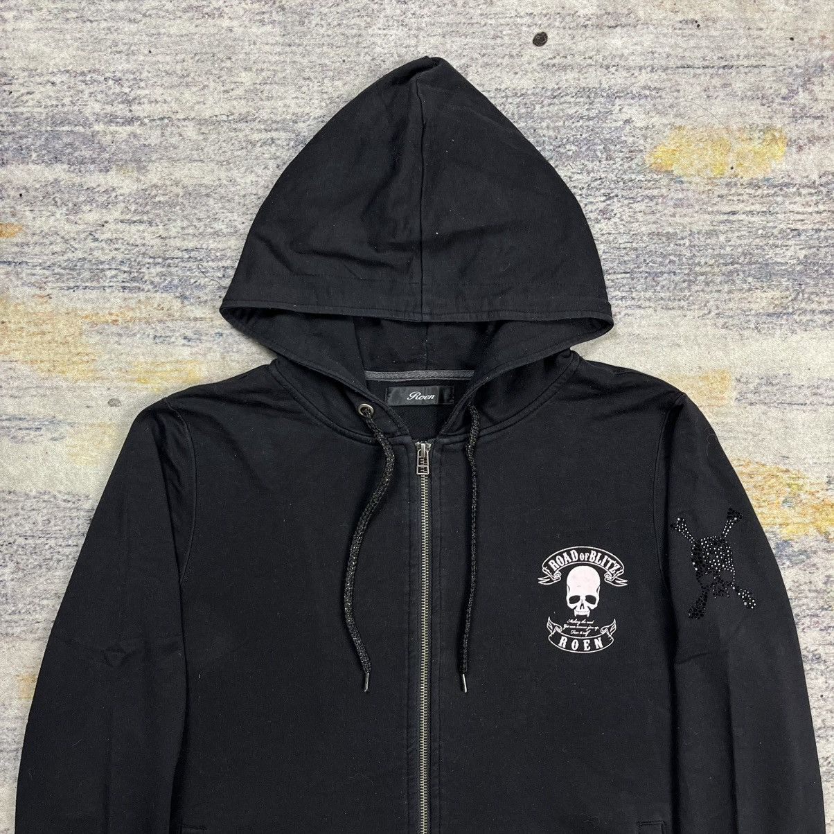 Roen Roen “ road of blitz “ skull zip hoodie Size US M / EU 48-50 / 2 - 4 Thumbnail