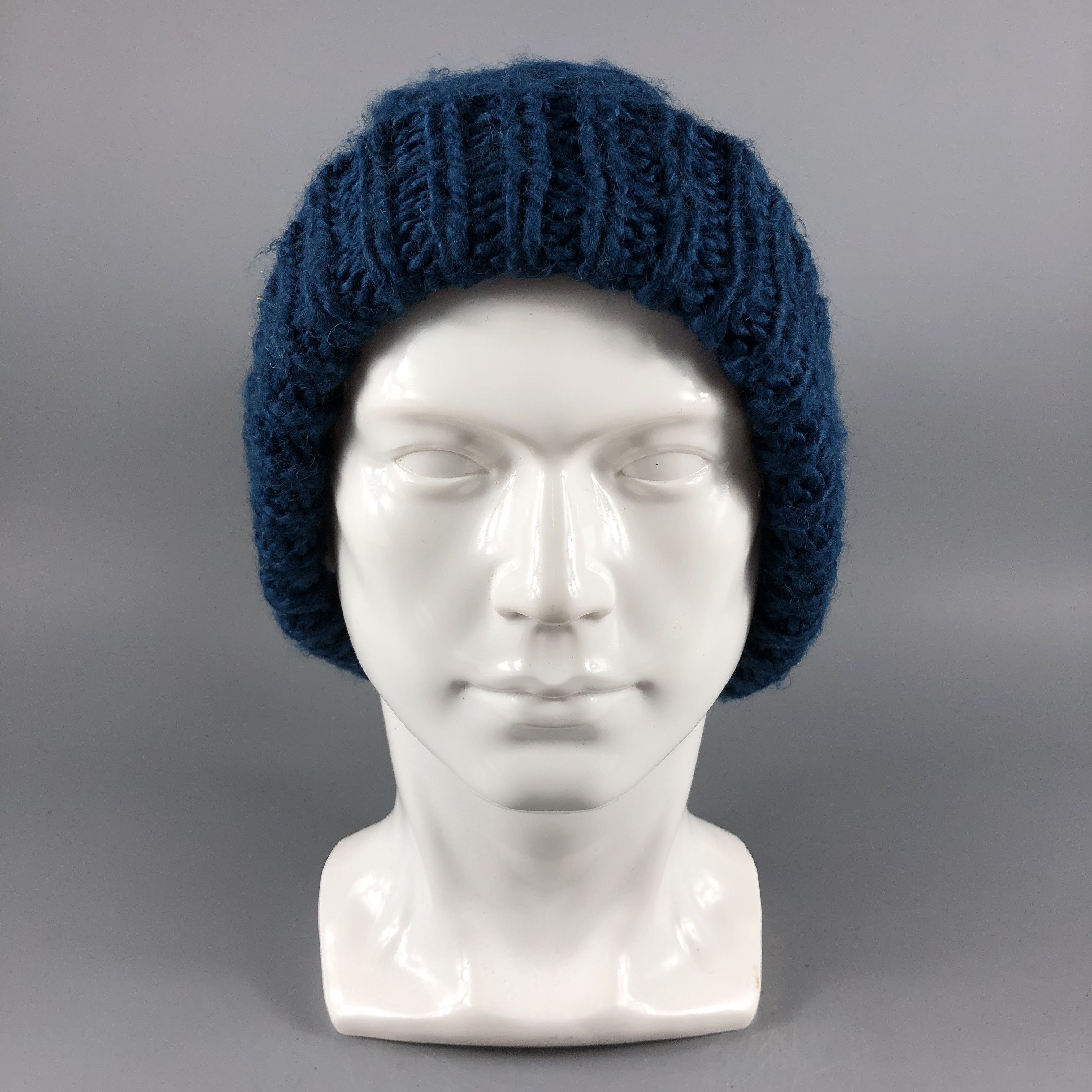 image of Vintage Catchup Crochet Beanie Snow Hat Snow Cap B133, Men's