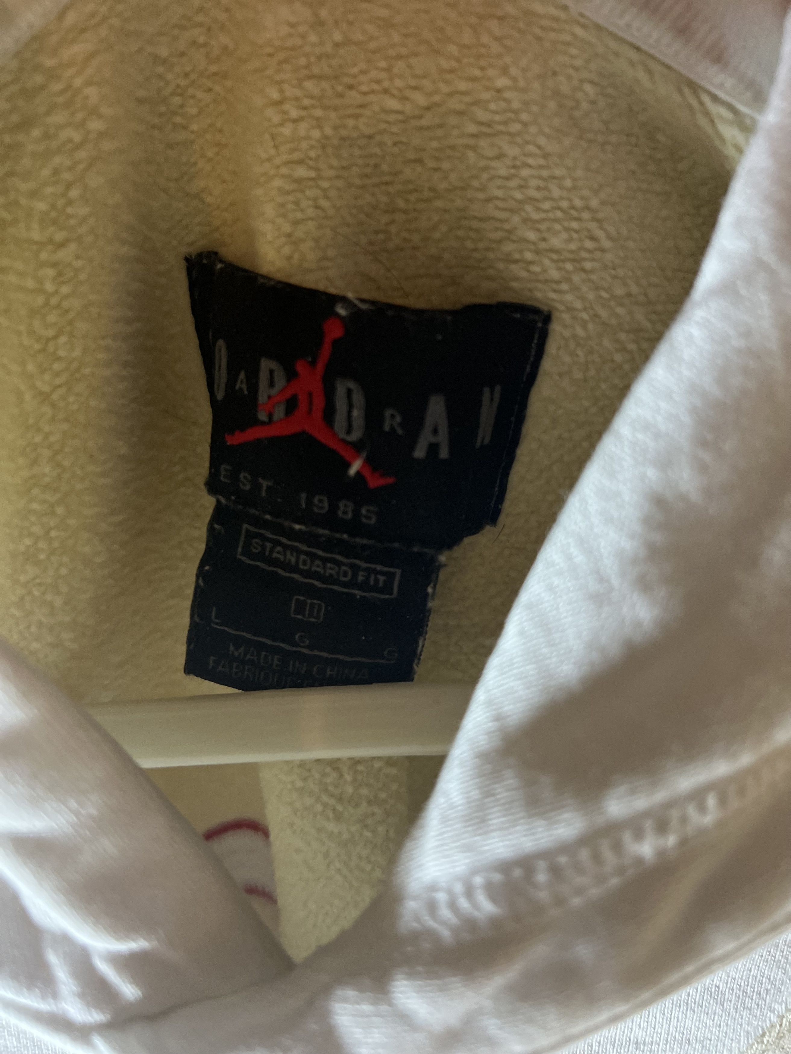 Jordan Brand Off-white X Nike Jordan SS21 Red Logo Embroidered Hoodie Size US L / EU 52-54 / 3 - 6 Thumbnail