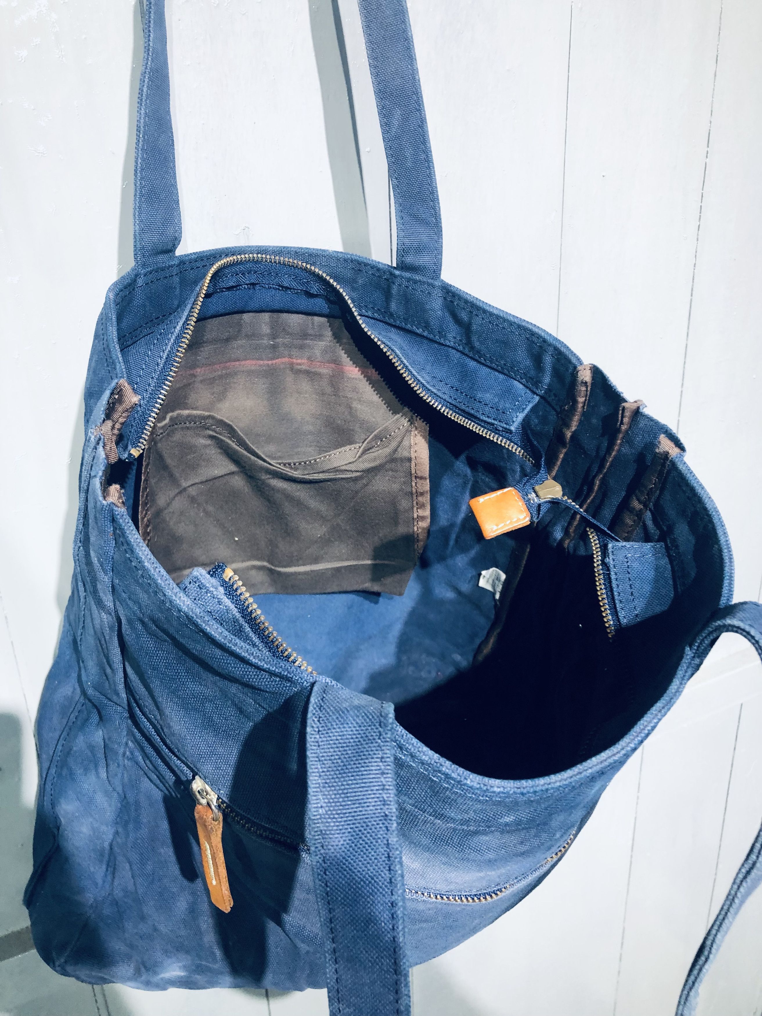 Canvas × Japanese Brand JAPANESE BAGGY PORT STYLE DISTRESSED TOTEBAG Size ONE SIZE - 9 Thumbnail
