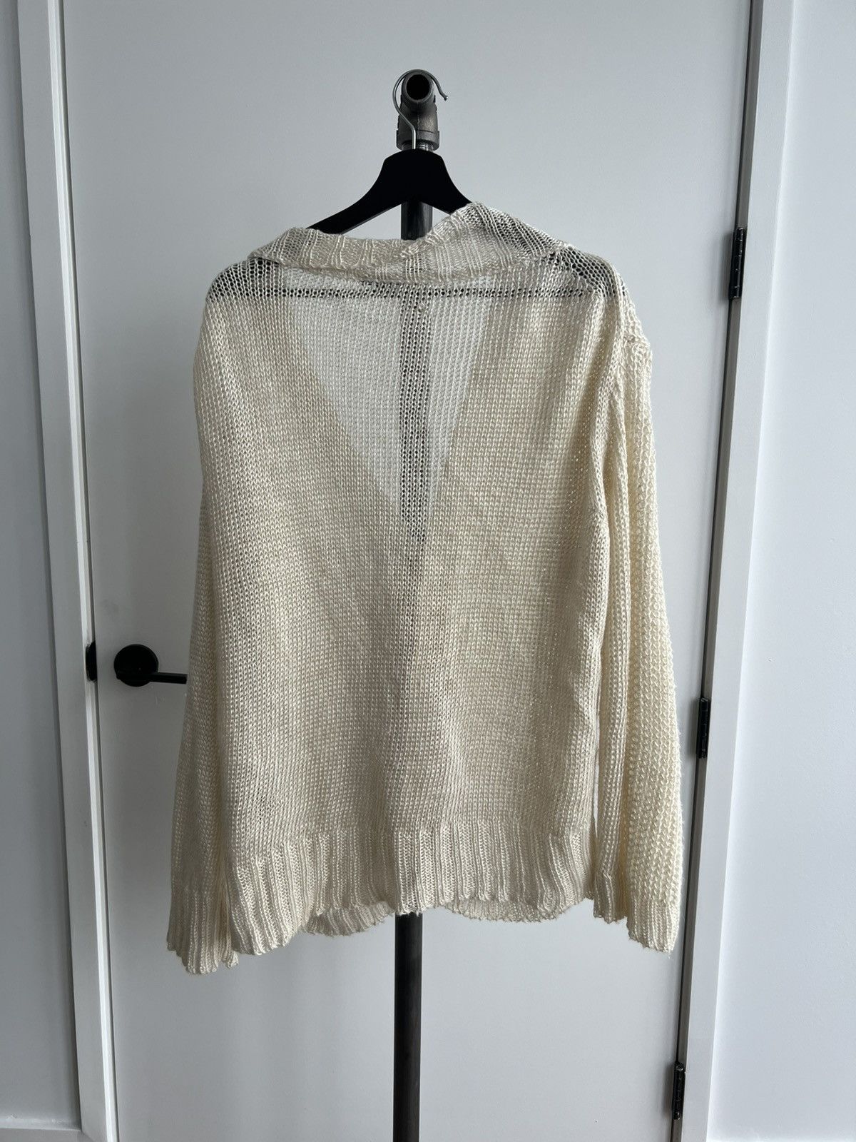 Ann Demeulemeester 00s Oversized Asymmetric Cardigan Size US S / EU 44-46 / 1 - 4 Thumbnail