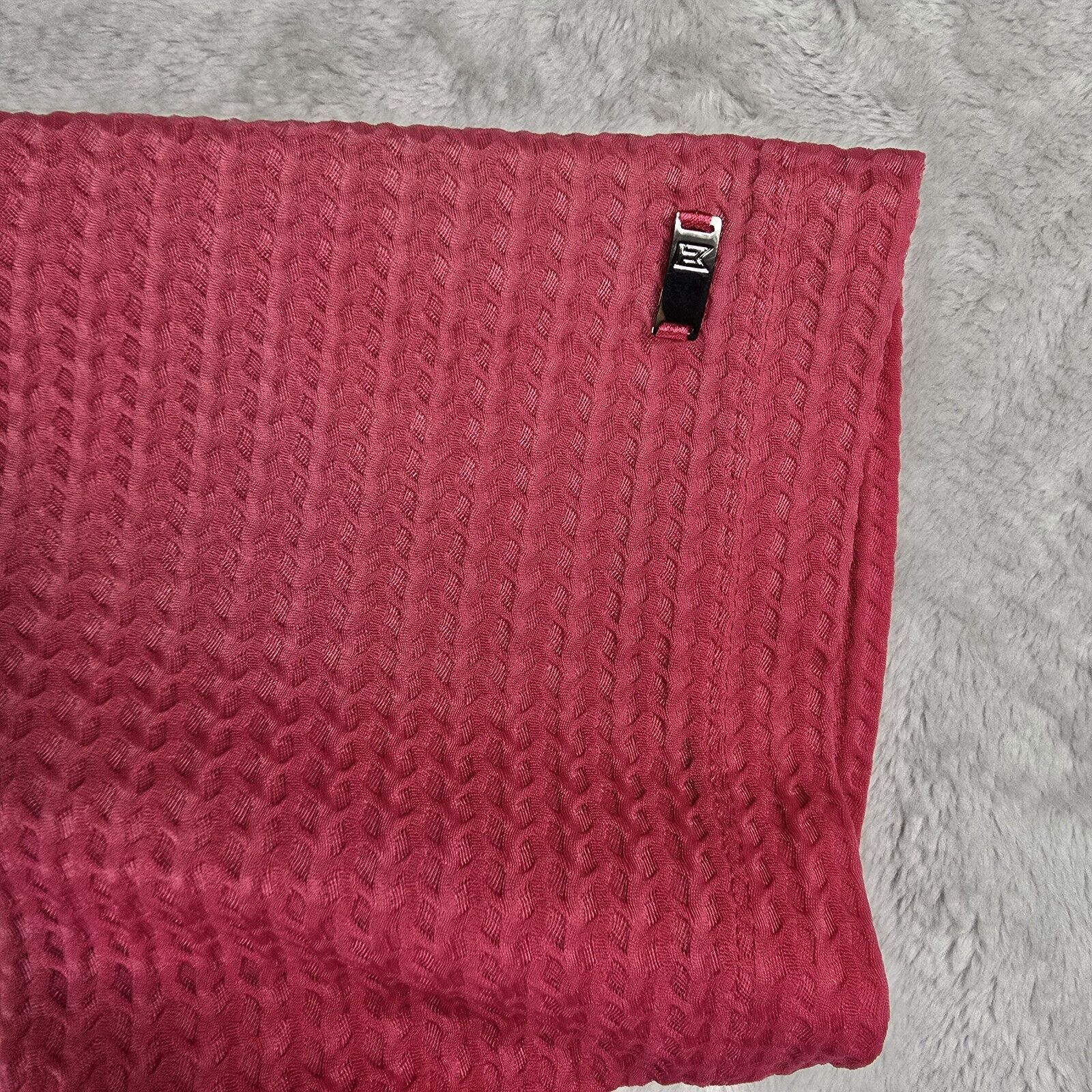 Tiger Woods Tiger Woods Textured Polo Shirt Mens Large Pink Golf Size US L / EU 52-54 / 3 - 9 Thumbnail