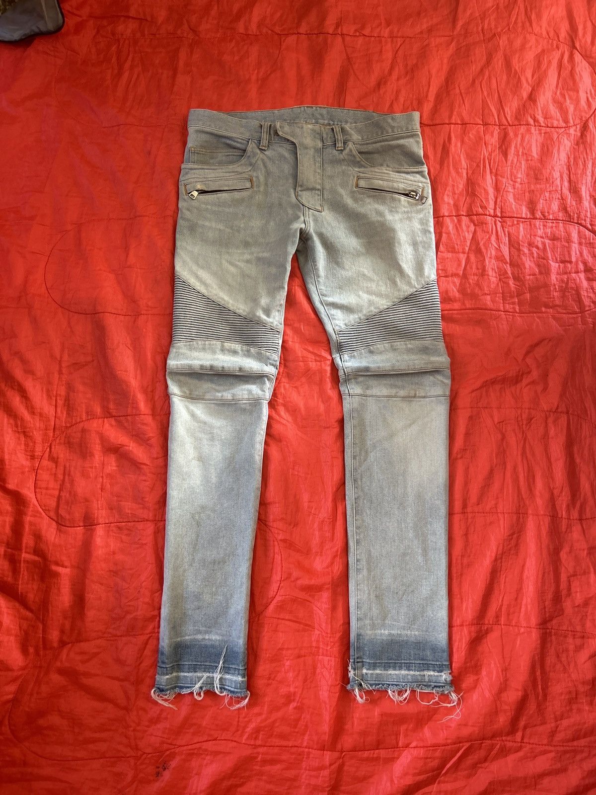 📲 💪 Balmain jeans Straight/Relaxed Biker 🔥