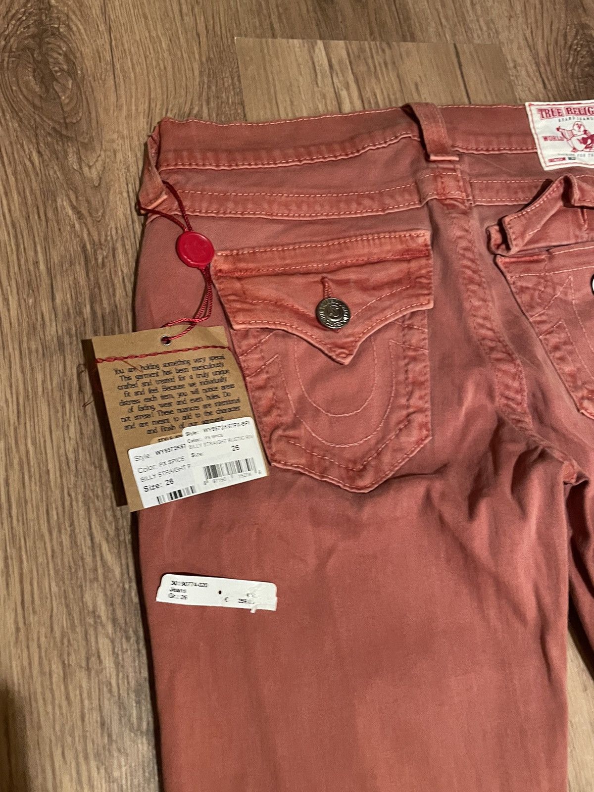 True Religion × Vintage True Religion Billy Straight Jeans Pant Vintage Y2k Washed Size 26" / US 2 / IT 38 - 6 Thumbnail